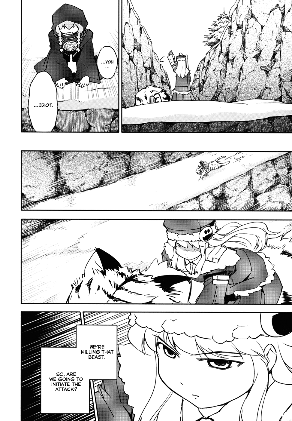 Sekaiju no Meikyuu II ~Rikka no Shoujo~ Chapter 11 page 36 - Chapter 11: Lone Shadow In The Snow