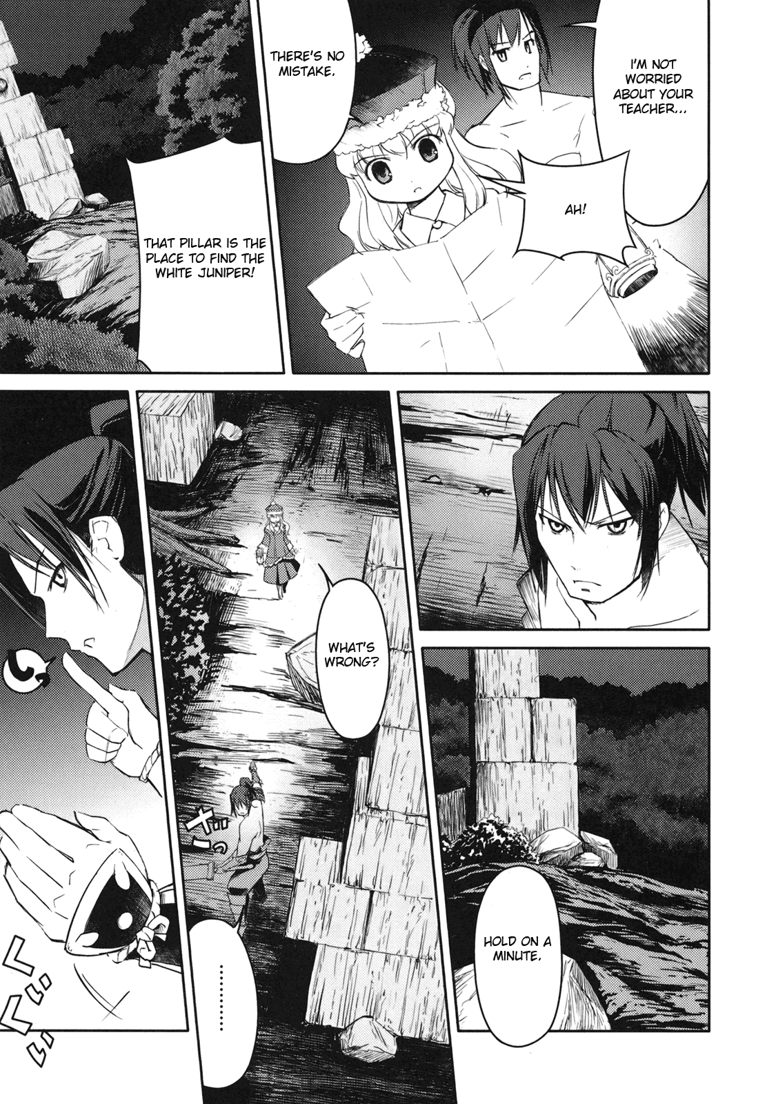 Sekaiju no Meikyuu II ~Rikka no Shoujo~ Chapter 3 page 7 - Chapter 3: A promise