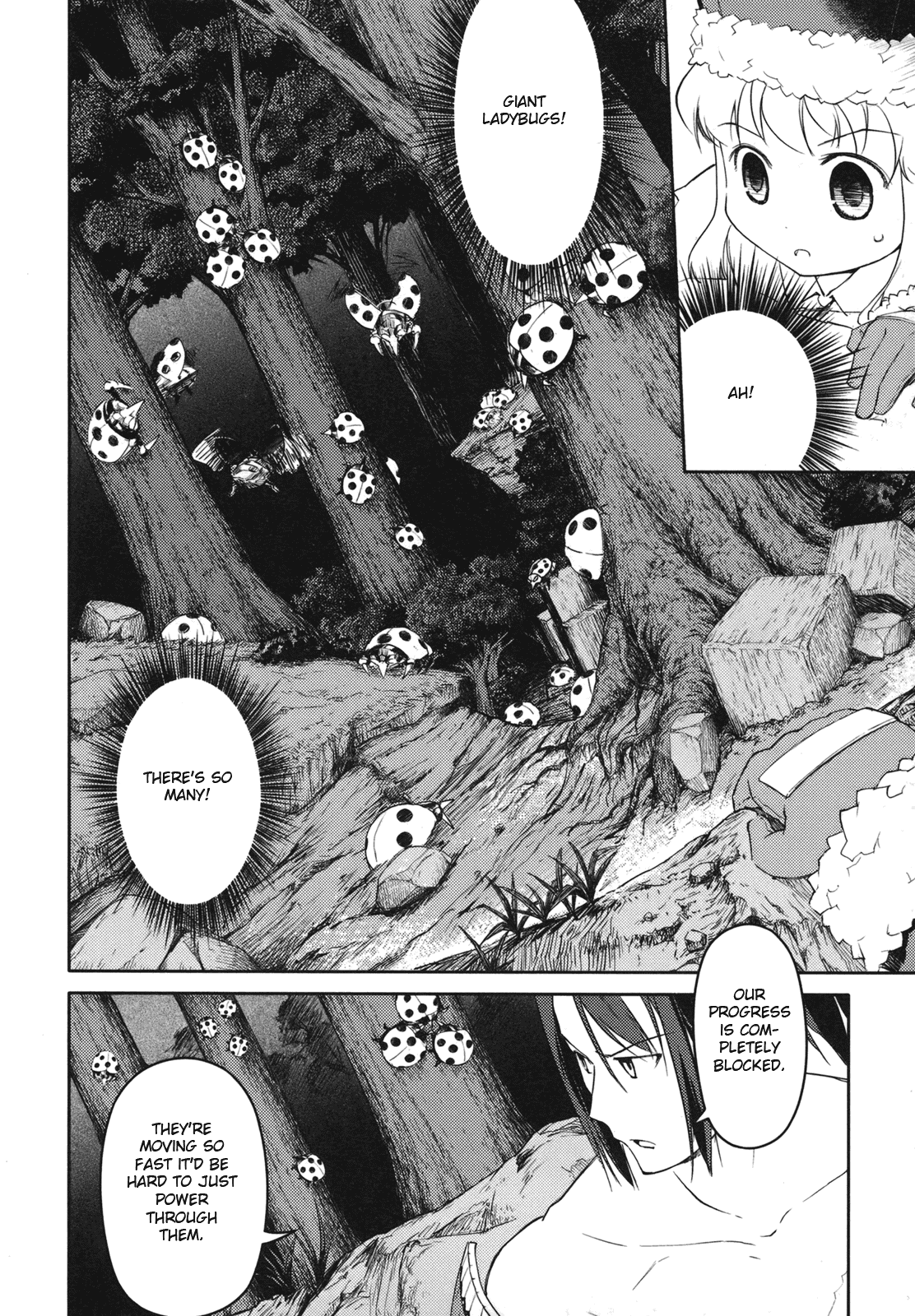 Sekaiju no Meikyuu II ~Rikka no Shoujo~ Chapter 3 page 8 - Chapter 3: A promise