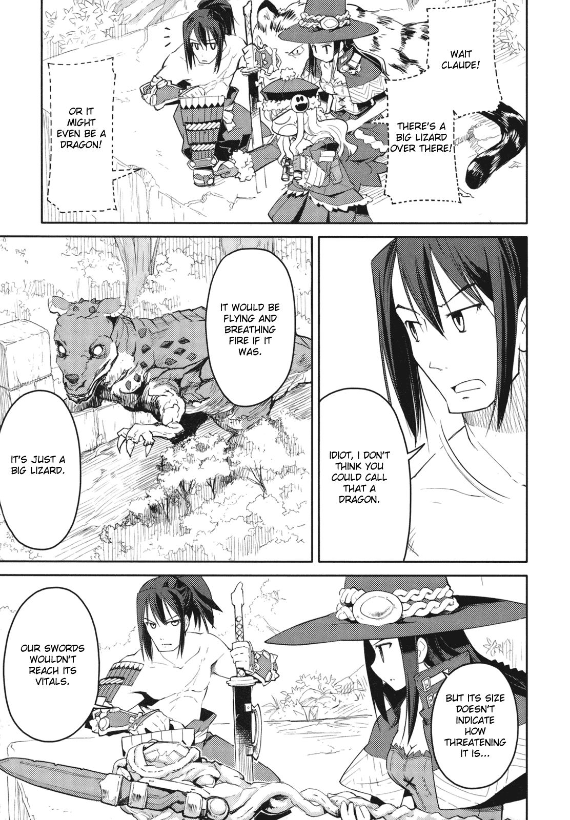 Sekaiju no Meikyuu II ~Rikka no Shoujo~ Chapter 4 page 3 - Chapter 4: Hometown scenery