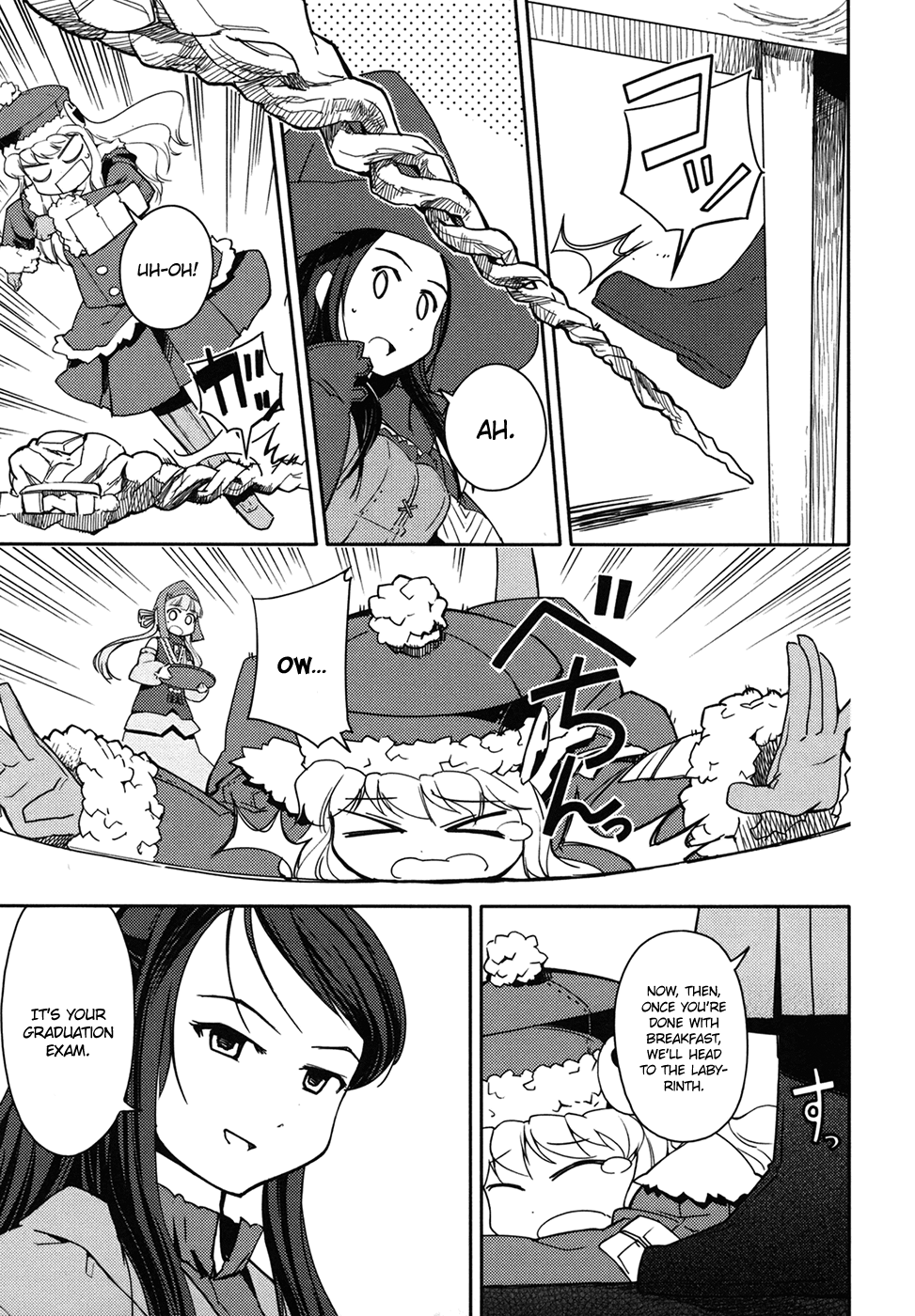 Sekaiju no Meikyuu II ~Rikka no Shoujo~ Chapter 8 page 7 - Chapter 8: Manarii's Graduation Exam