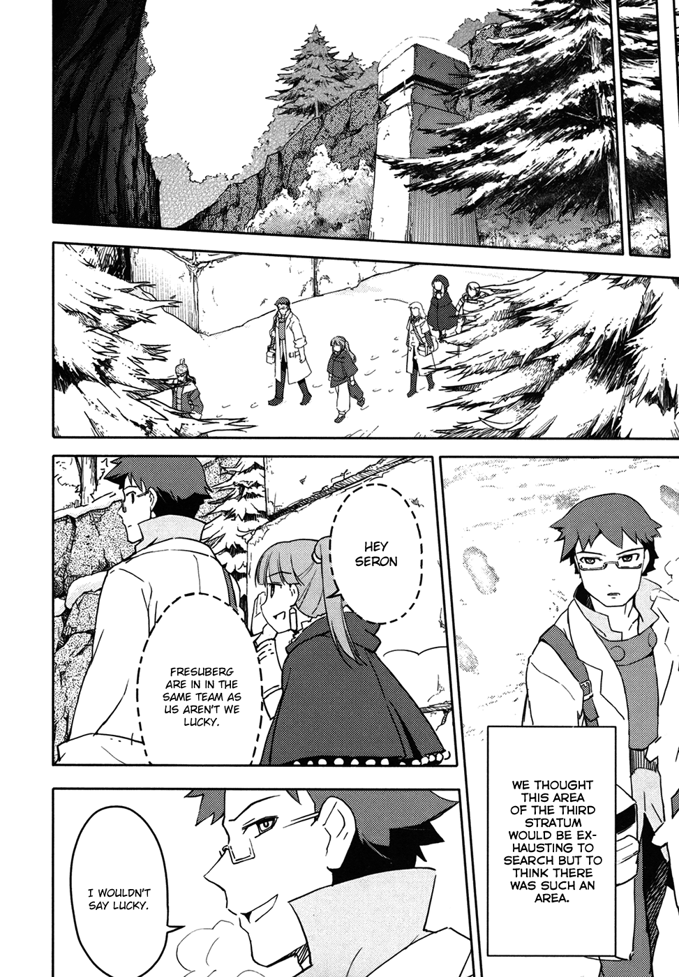Sekaiju no Meikyuu II ~Rikka no Shoujo~ Chapter 9 page 18 - Chapter 9: Deep Snow