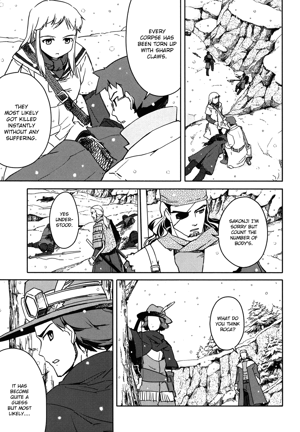Sekaiju no Meikyuu II ~Rikka no Shoujo~ Chapter 9 page 23 - Chapter 9: Deep Snow