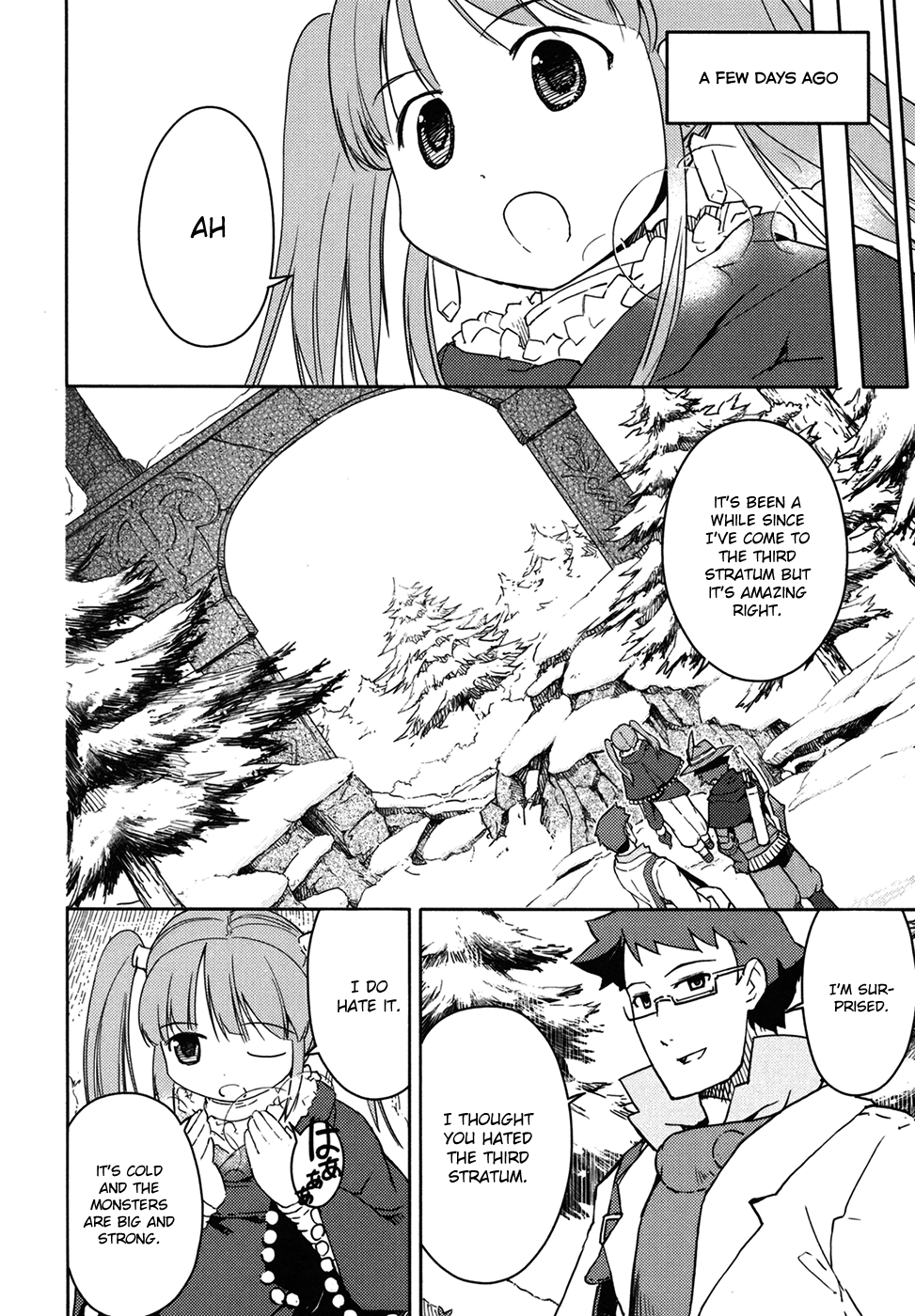 Sekaiju no Meikyuu II ~Rikka no Shoujo~ Chapter 9 page 6 - Chapter 9: Deep Snow