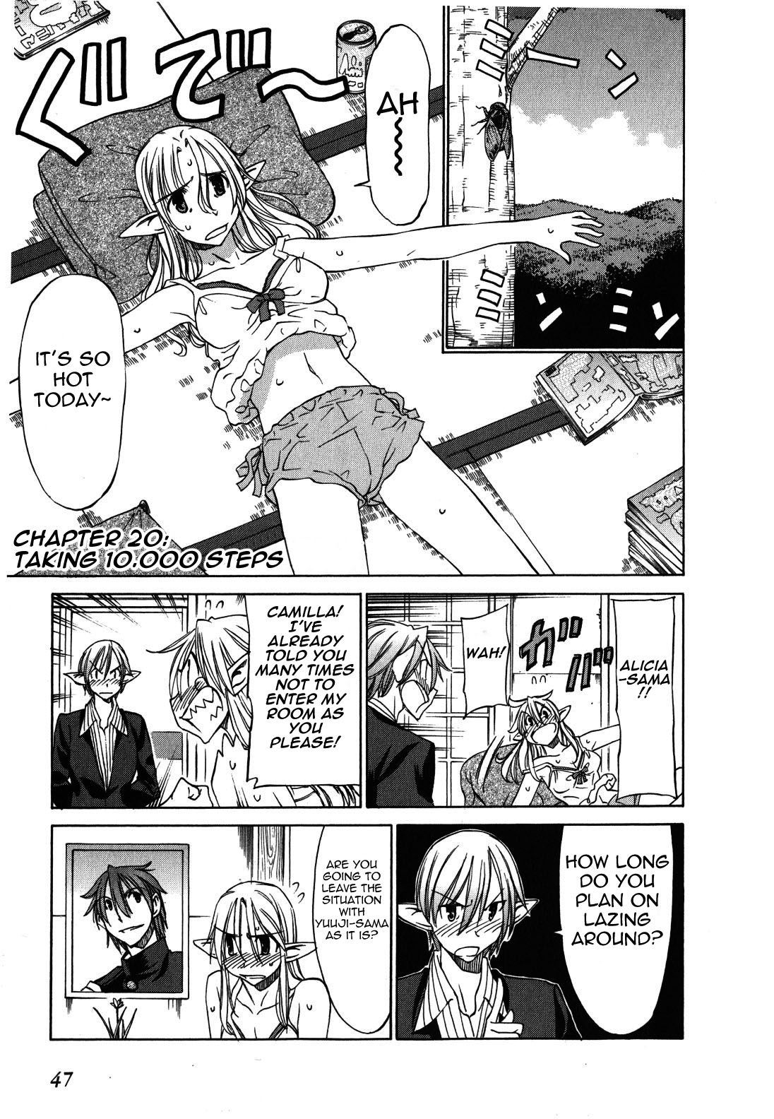 Sekainohate de Aimashou Chapter 20 page 1 - Chapter 20: Taking 10,000 Steps