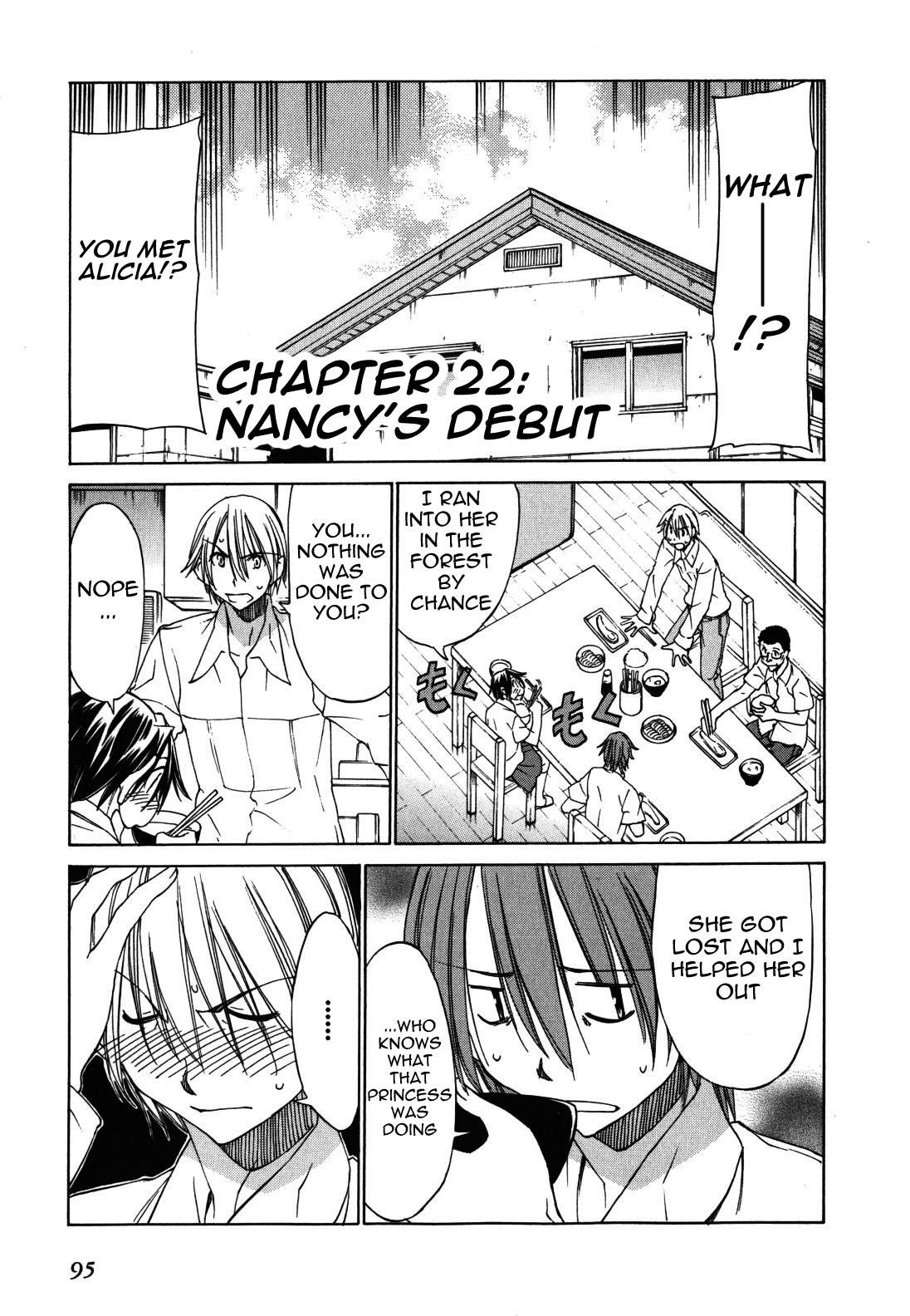 Sekainohate de Aimashou Chapter 22 page 1 - Chapter 22: Nancy's Debut