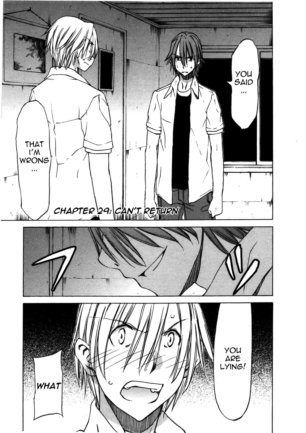 Sekainohate de Aimashou Chapter 29 page 1 - Chapter 29: Can't Return