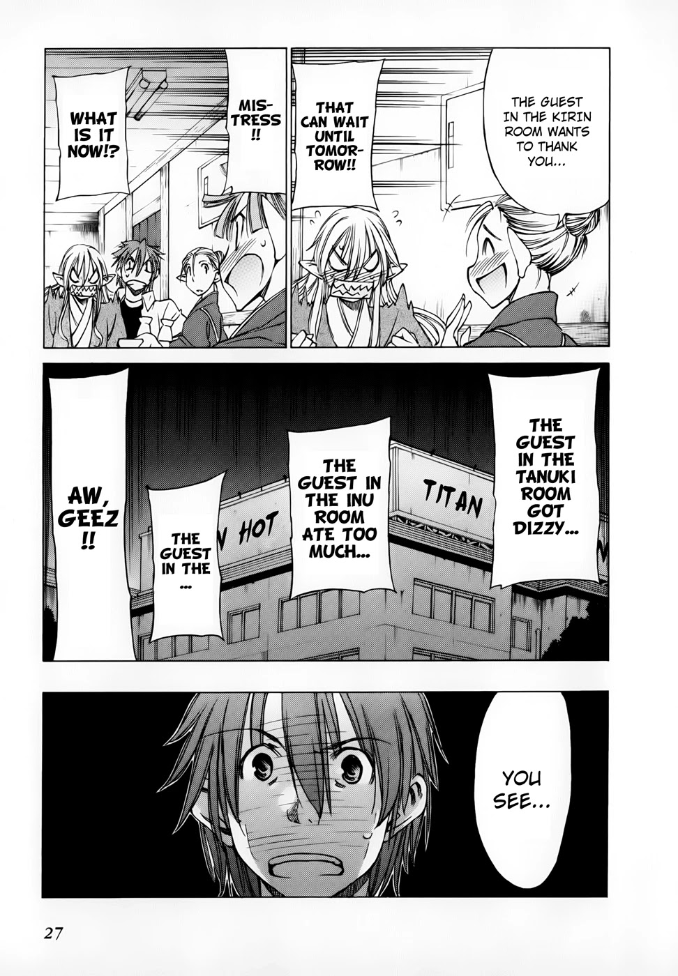 Sekainohate de Aimashou Chapter 30 page 28 - Chapter 30: Titan Hot Spring