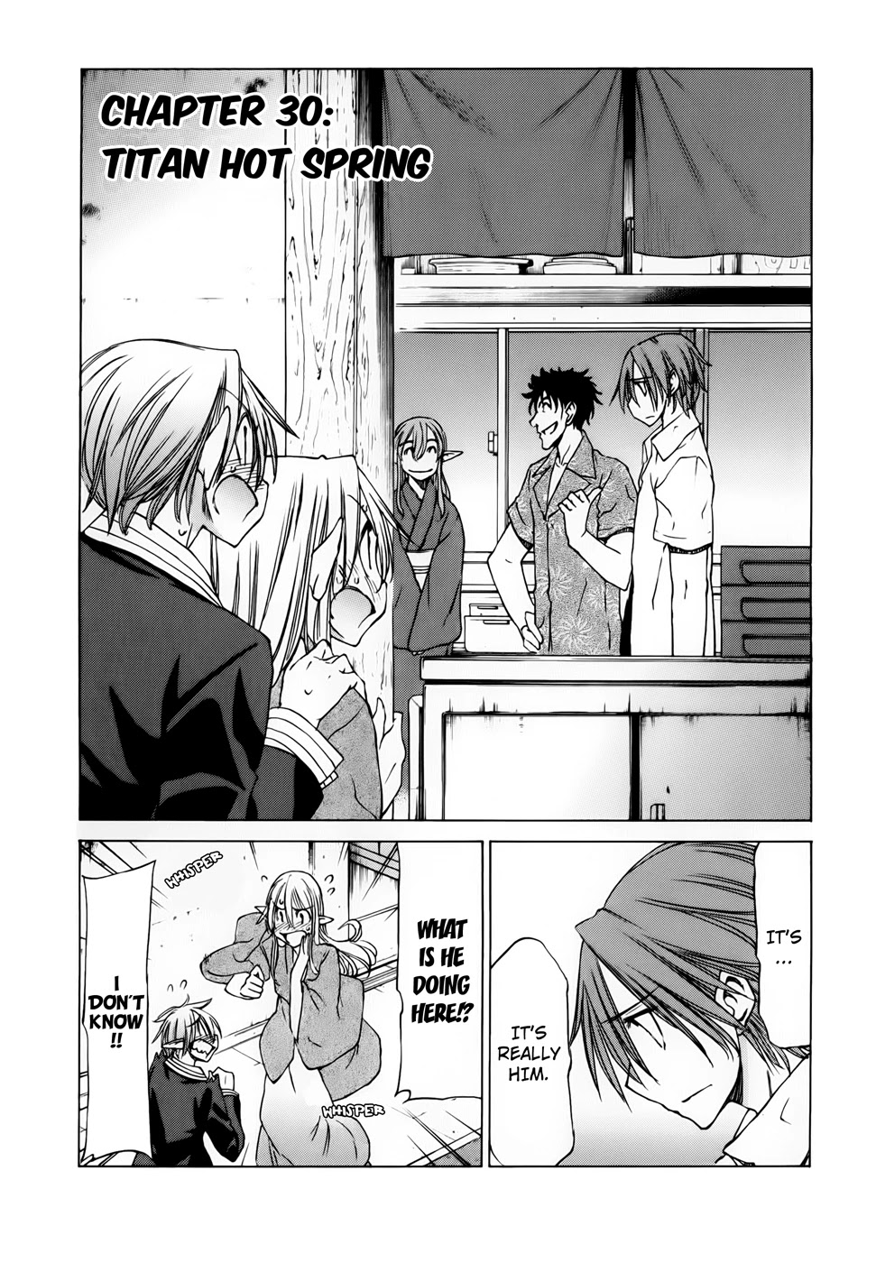 Sekainohate de Aimashou Chapter 30 page 7 - Chapter 30: Titan Hot Spring
