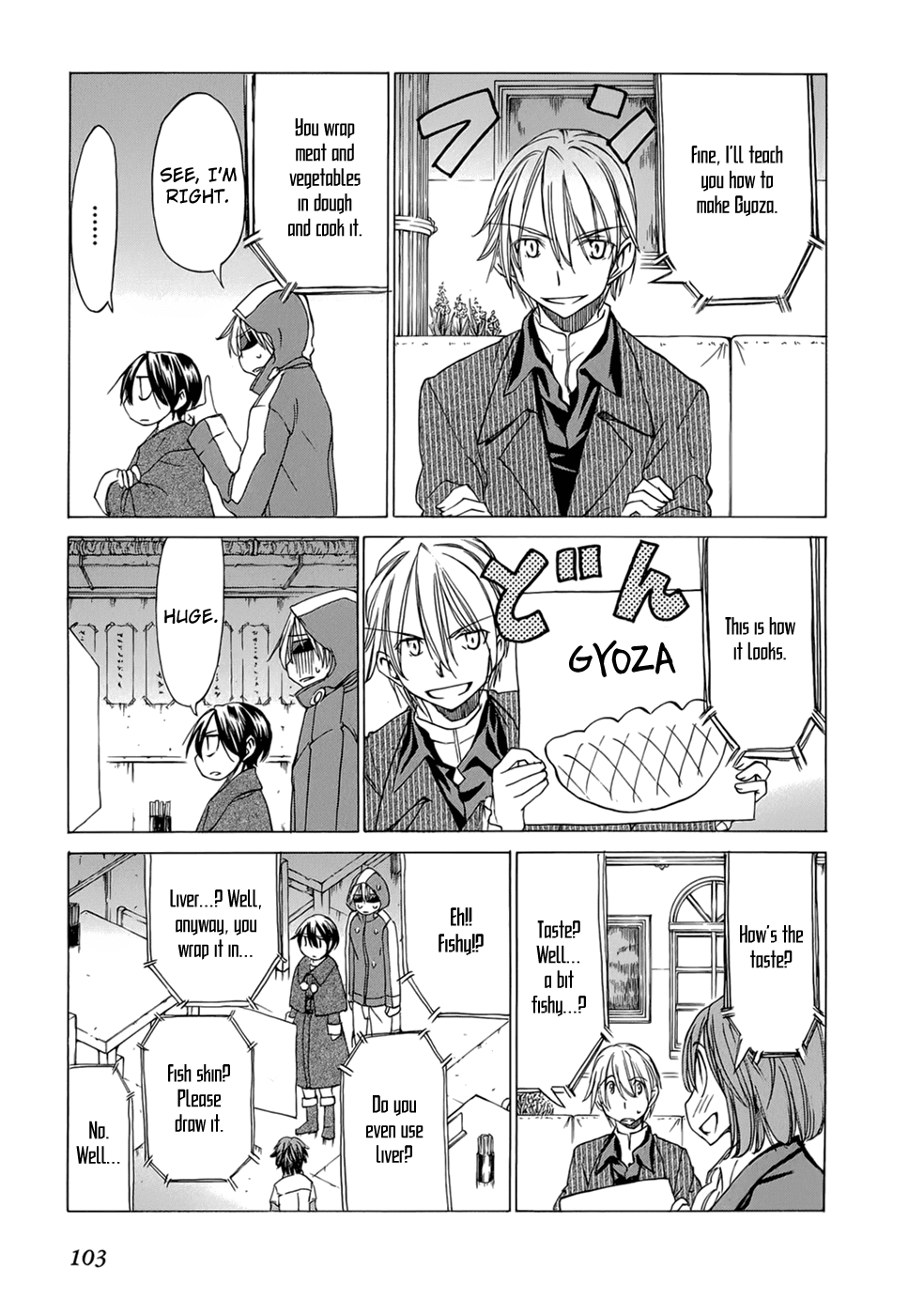 Sekainohate de Aimashou Chapter 33 page 14 - Chapter 33: The Gyoza Prince