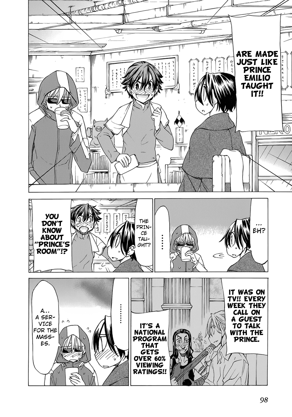 Sekainohate de Aimashou Chapter 33 page 9 - Chapter 33: The Gyoza Prince