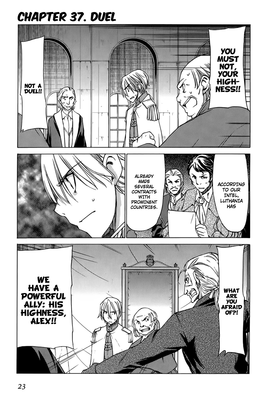 Sekainohate de Aimashou Chapter 37 page 3 - Chapter 37: Duel