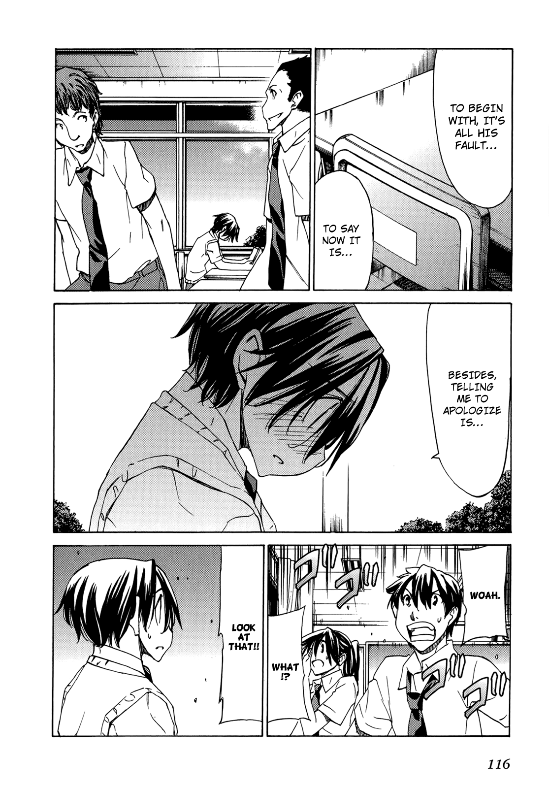 Sekainohate de Aimashou Chapter 47 page 3 - Chapter 47: Who's Going to Apologize