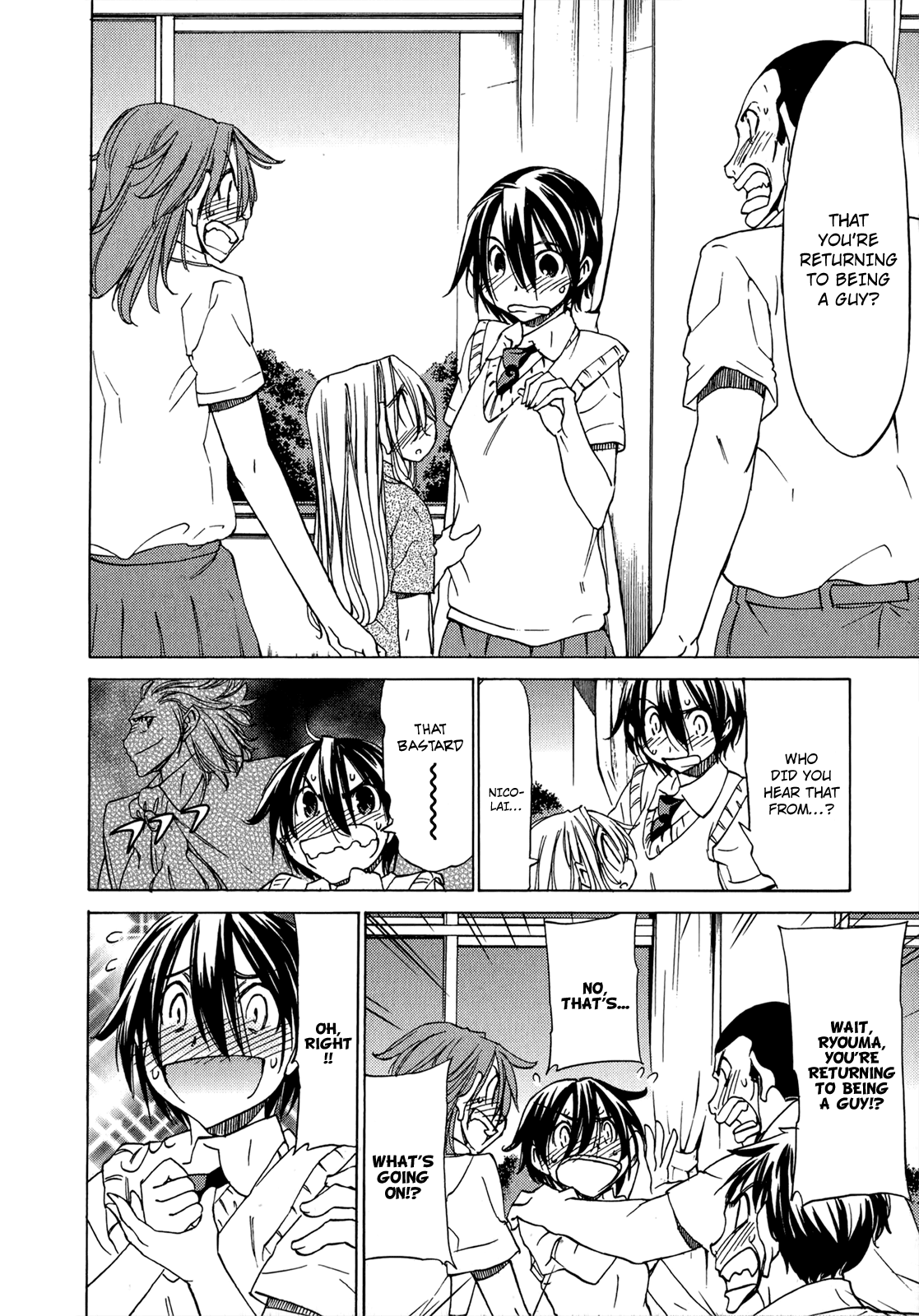 Sekainohate de Aimashou Chapter 47 page 7 - Chapter 47: Who's Going to Apologize