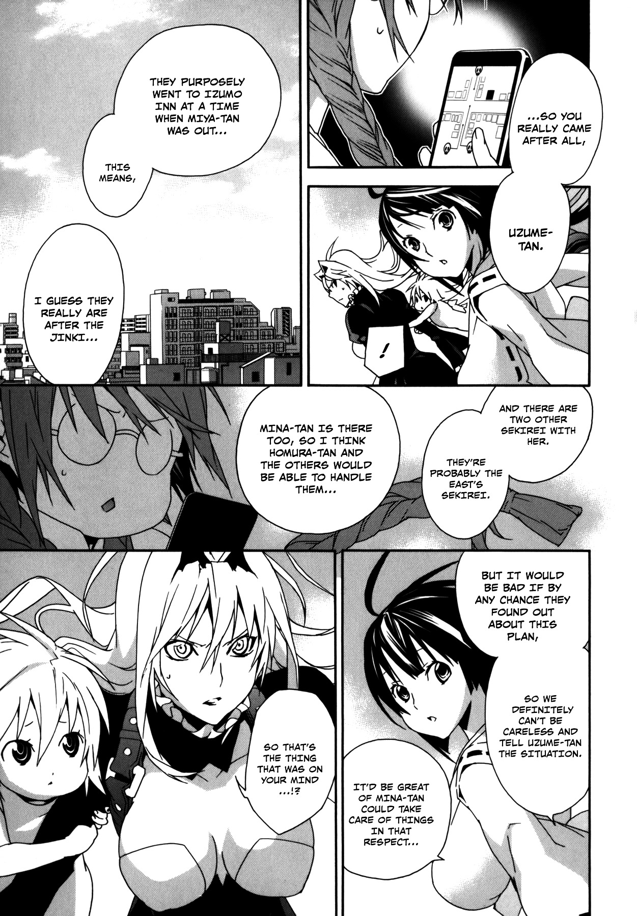 Sekirei Chapter 105 page 3 - Chapter 105 : A Beloved Friend of my Beloved Person