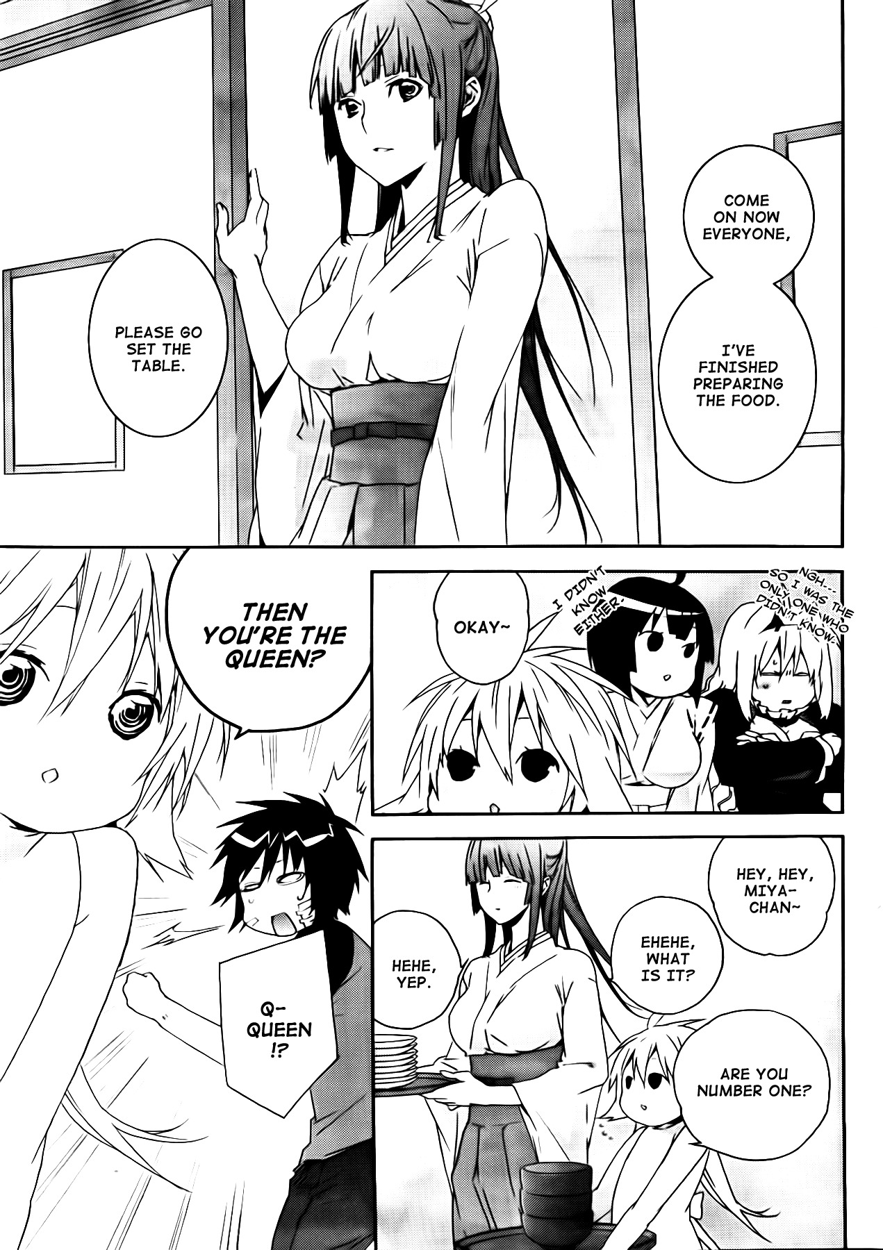 Sekirei Chapter 111 page 13 - Chapter 111 : The White Winged Pledge