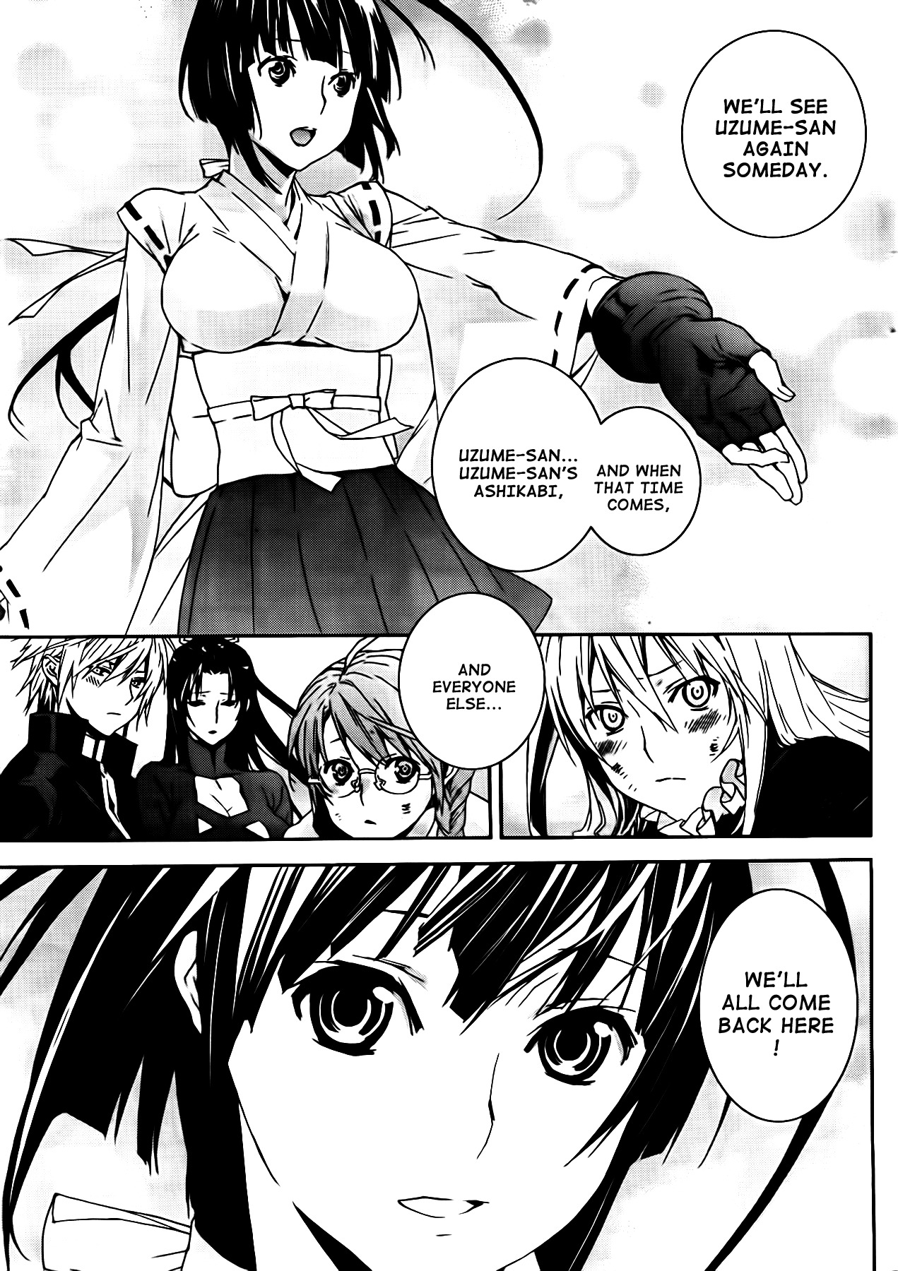 Sekirei Chapter 111 page 5 - Chapter 111 : The White Winged Pledge