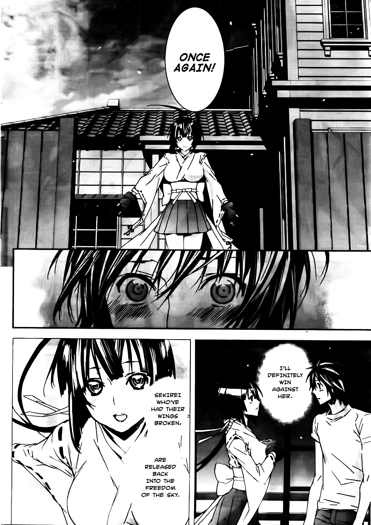 Sekirei Chapter 111 page 6 - Chapter 111 : The White Winged Pledge