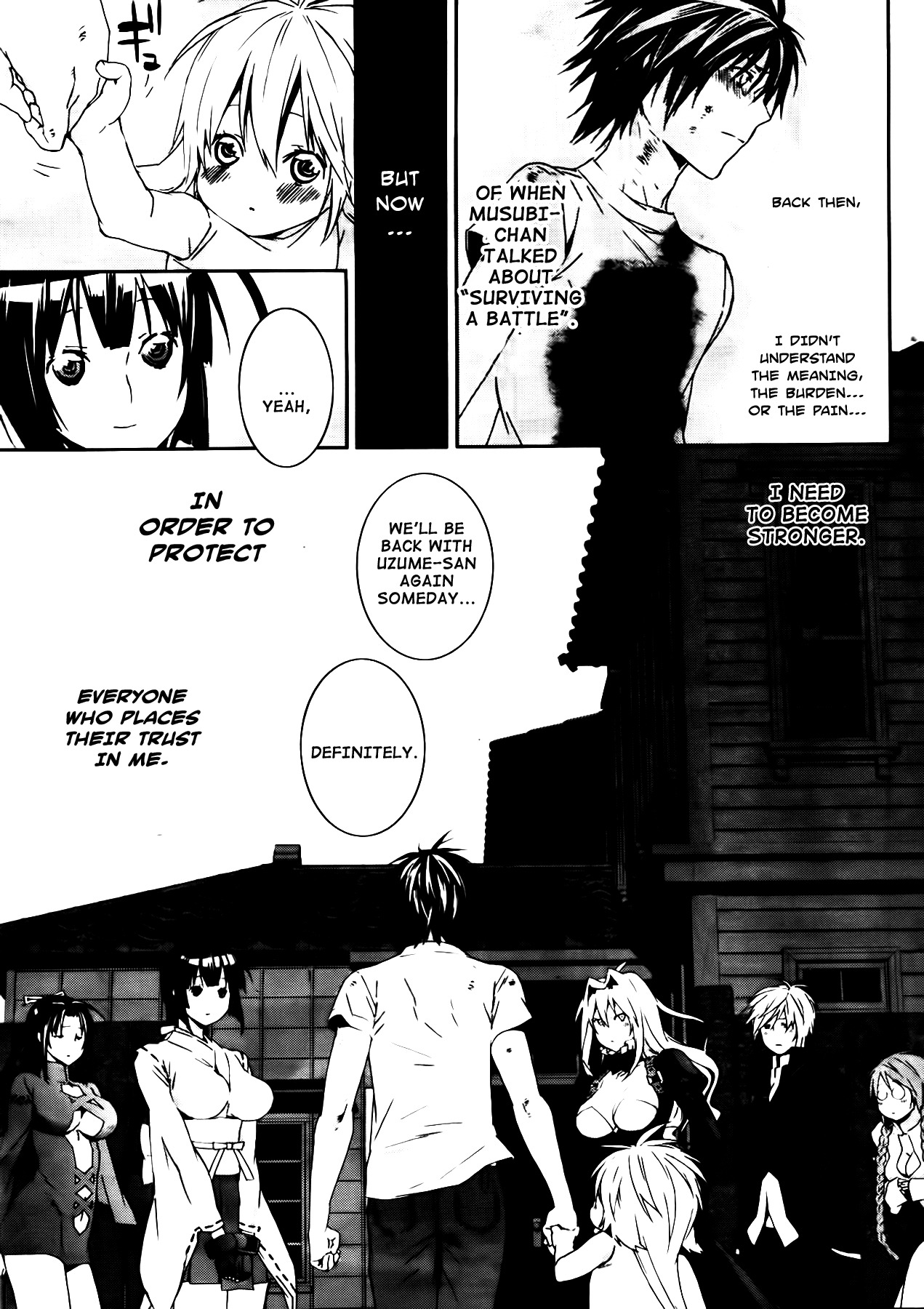 Sekirei Chapter 111 page 7 - Chapter 111 : The White Winged Pledge