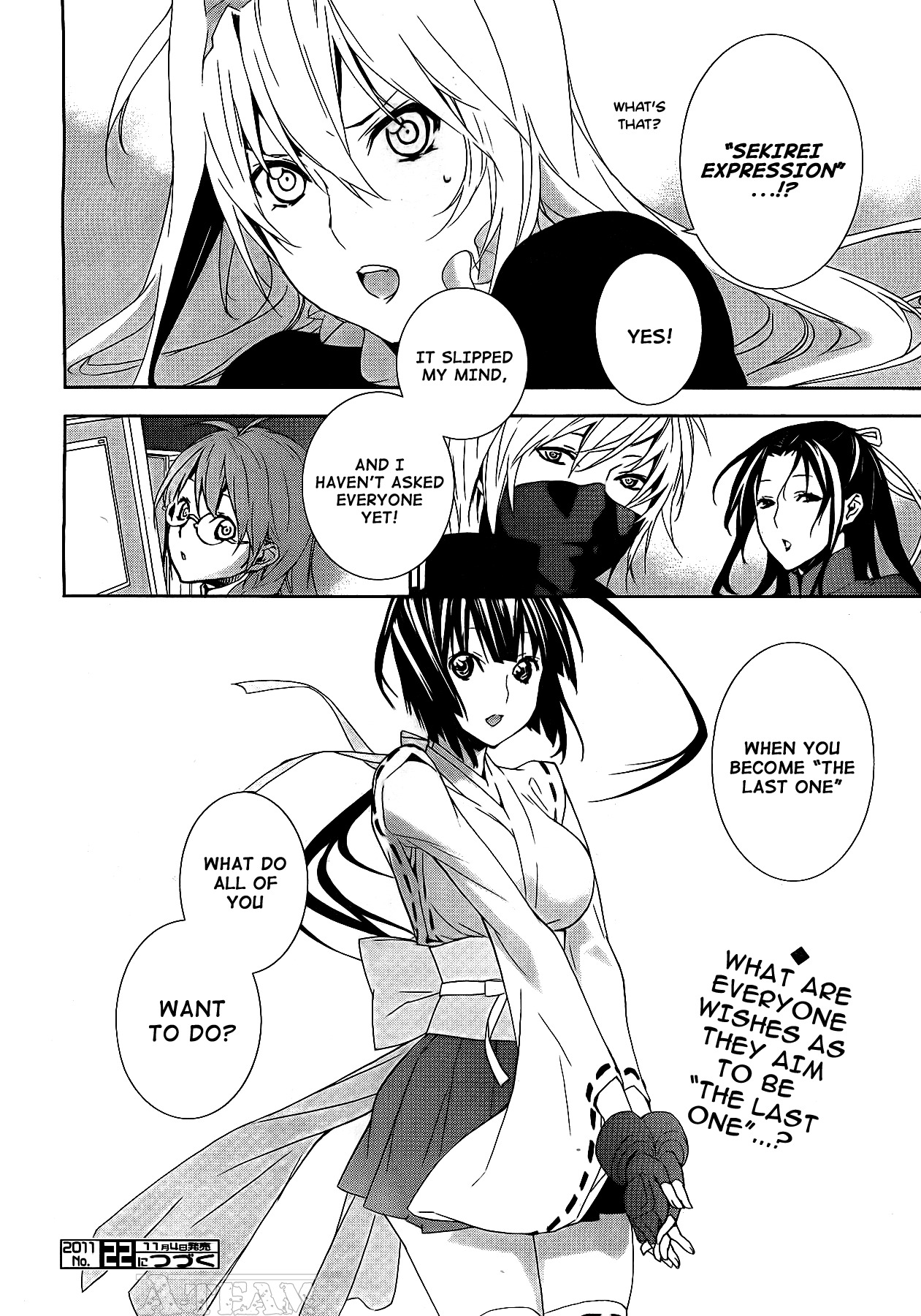 Sekirei Chapter 121 page 20 - Chapter 121 : Sekirei Expression 1