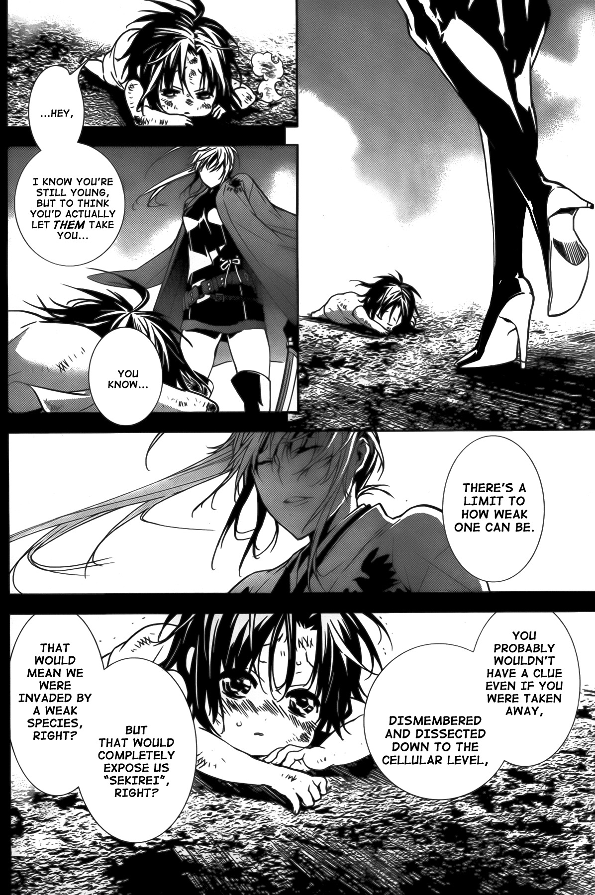 Sekirei Chapter 144 page 10 - Chapter 144 : Bloodstainded Wings