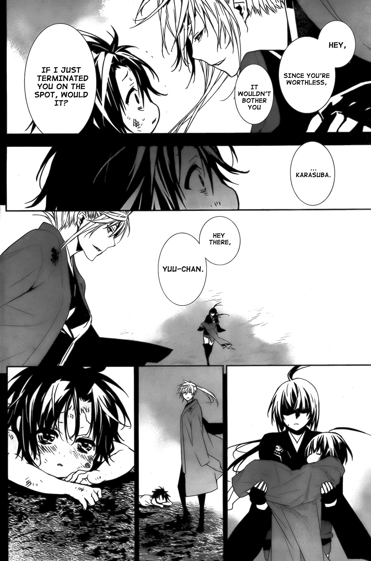 Sekirei Chapter 144 page 12 - Chapter 144 : Bloodstainded Wings