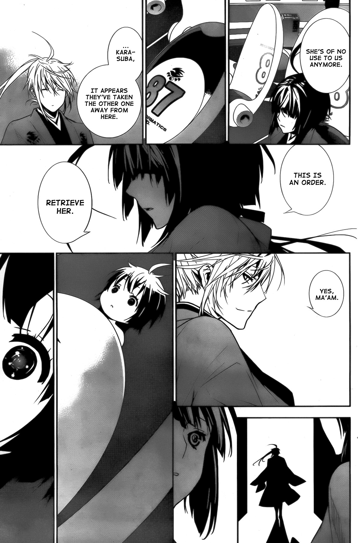 Sekirei Chapter 144 page 7 - Chapter 144 : Bloodstainded Wings