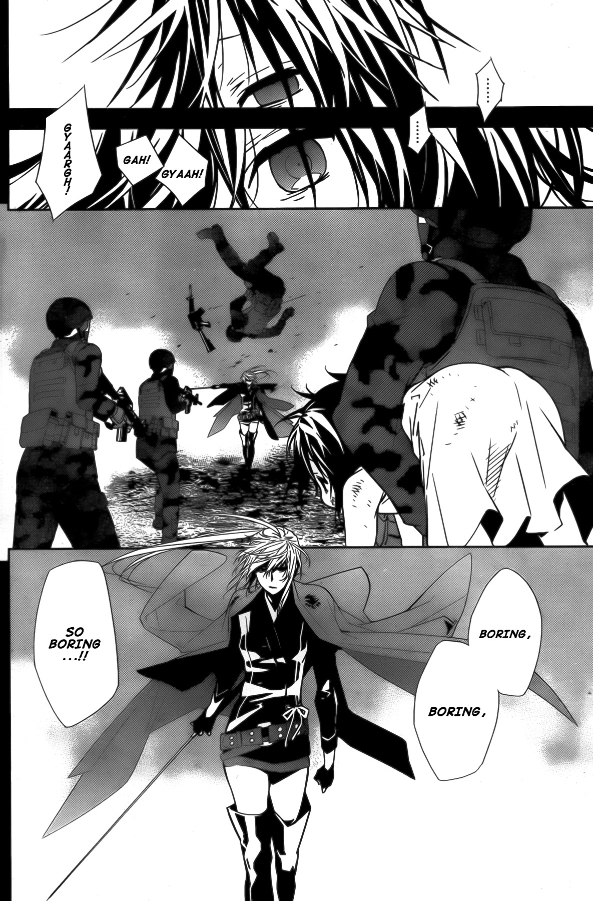 Sekirei Chapter 144 page 8 - Chapter 144 : Bloodstainded Wings