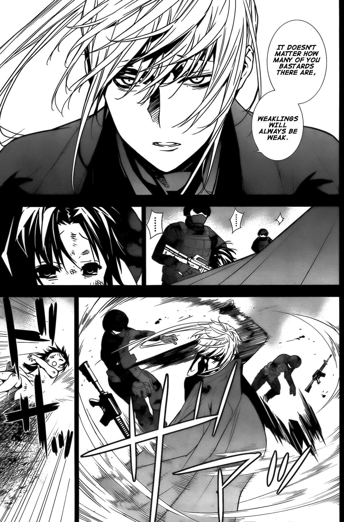 Sekirei Chapter 144 page 9 - Chapter 144 : Bloodstainded Wings