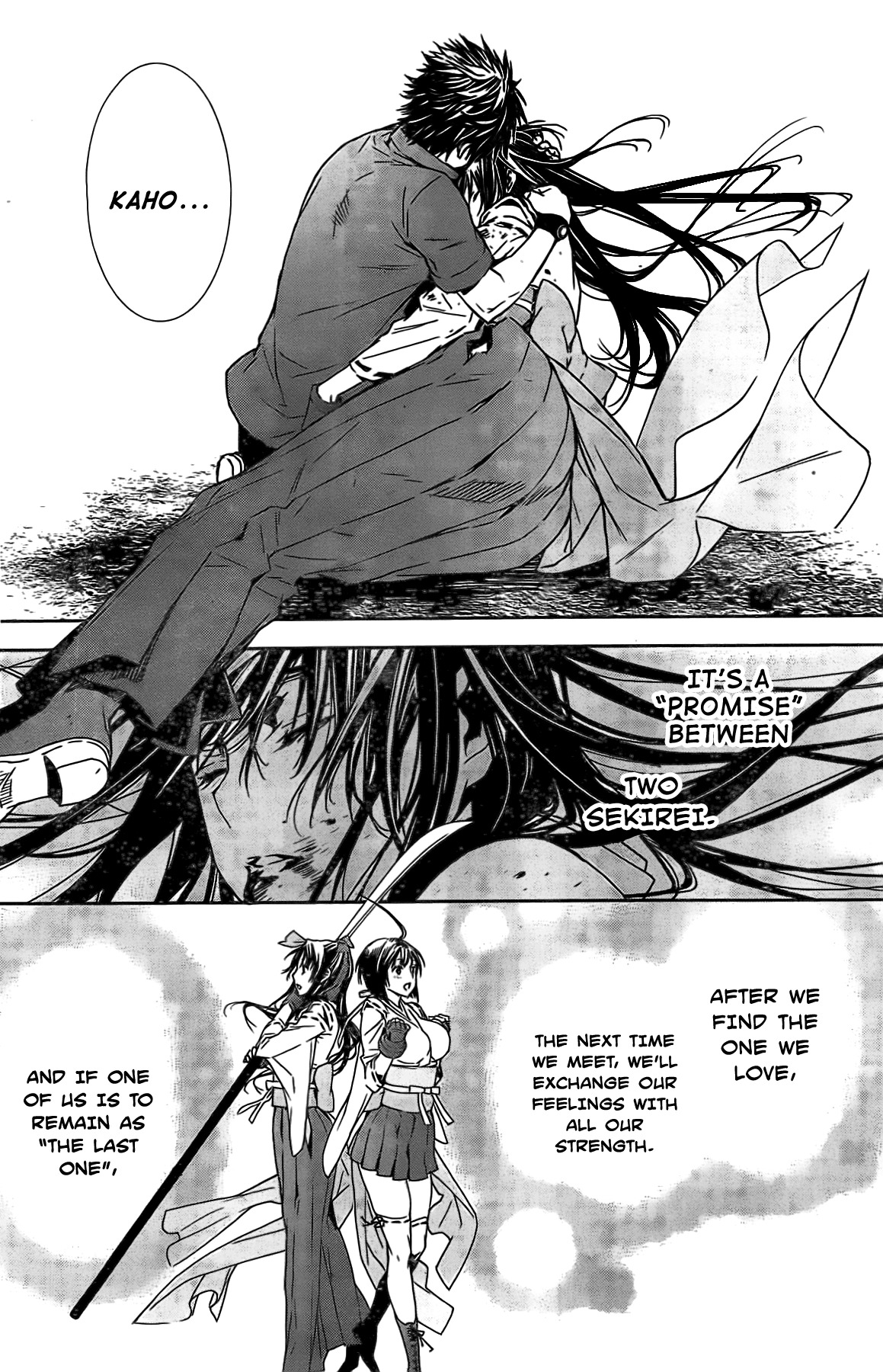 Sekirei Chapter 148 page 4 - Chapter 148 : Connected Hearts