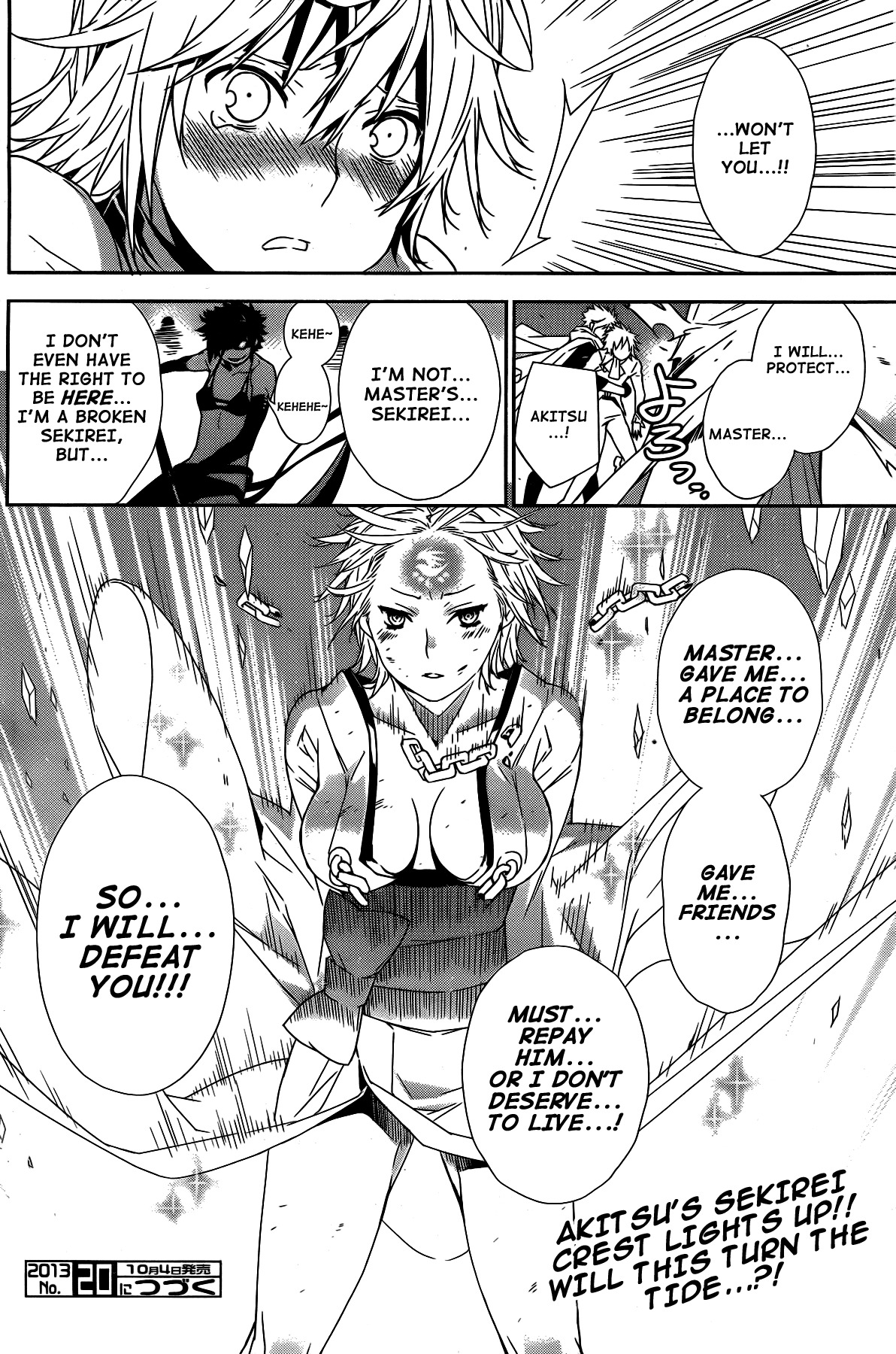 Sekirei Chapter 152 page 20 - Chapter 152 : Hidden Ball Trick