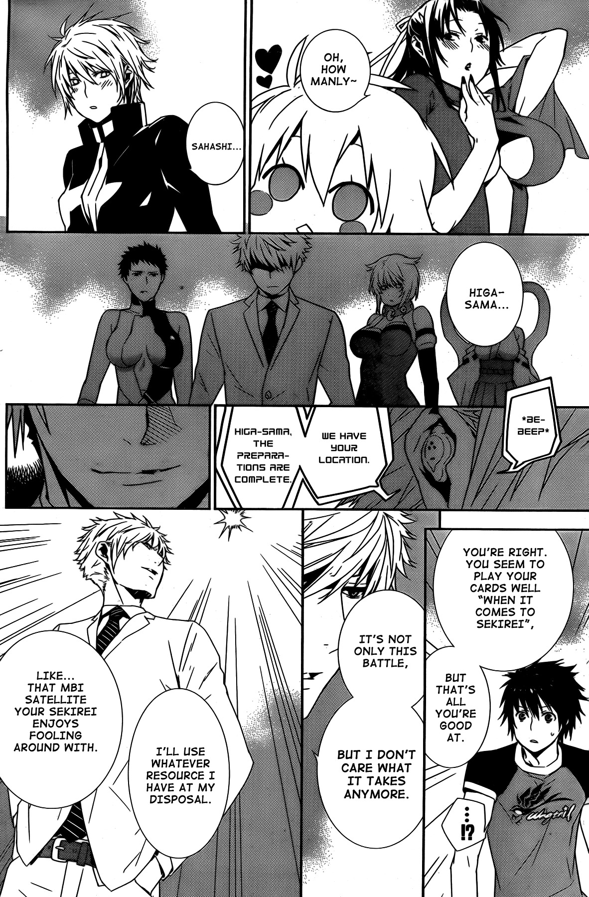 Sekirei Chapter 152 page 4 - Chapter 152 : Hidden Ball Trick