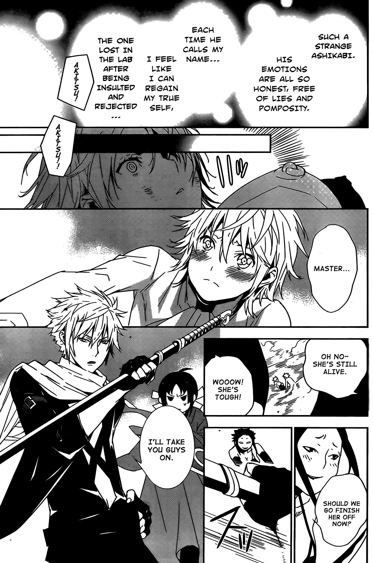 Sekirei Chapter 153 page 14 - Chapter 153 : Scary Sekirei Of The South