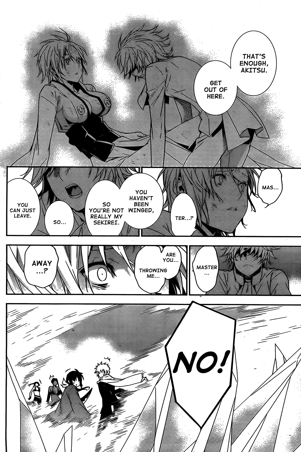 Sekirei Chapter 153 page 15 - Chapter 153 : Scary Sekirei Of The South