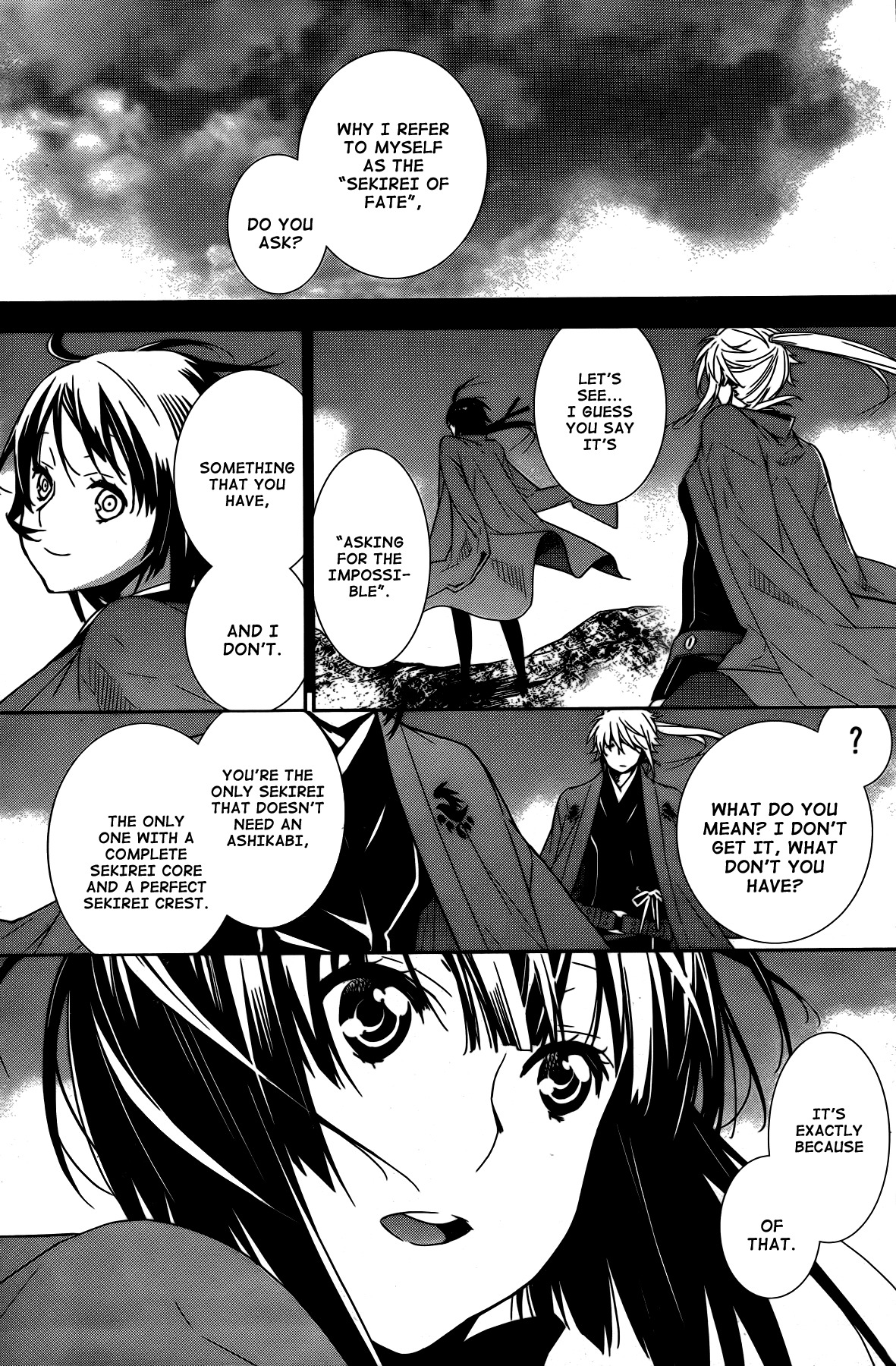 Sekirei Chapter 160 page 3 - Chapter 160 : People Become People Through Knowing Each Other, Sekirei Become Sekirei Through Knowing Love