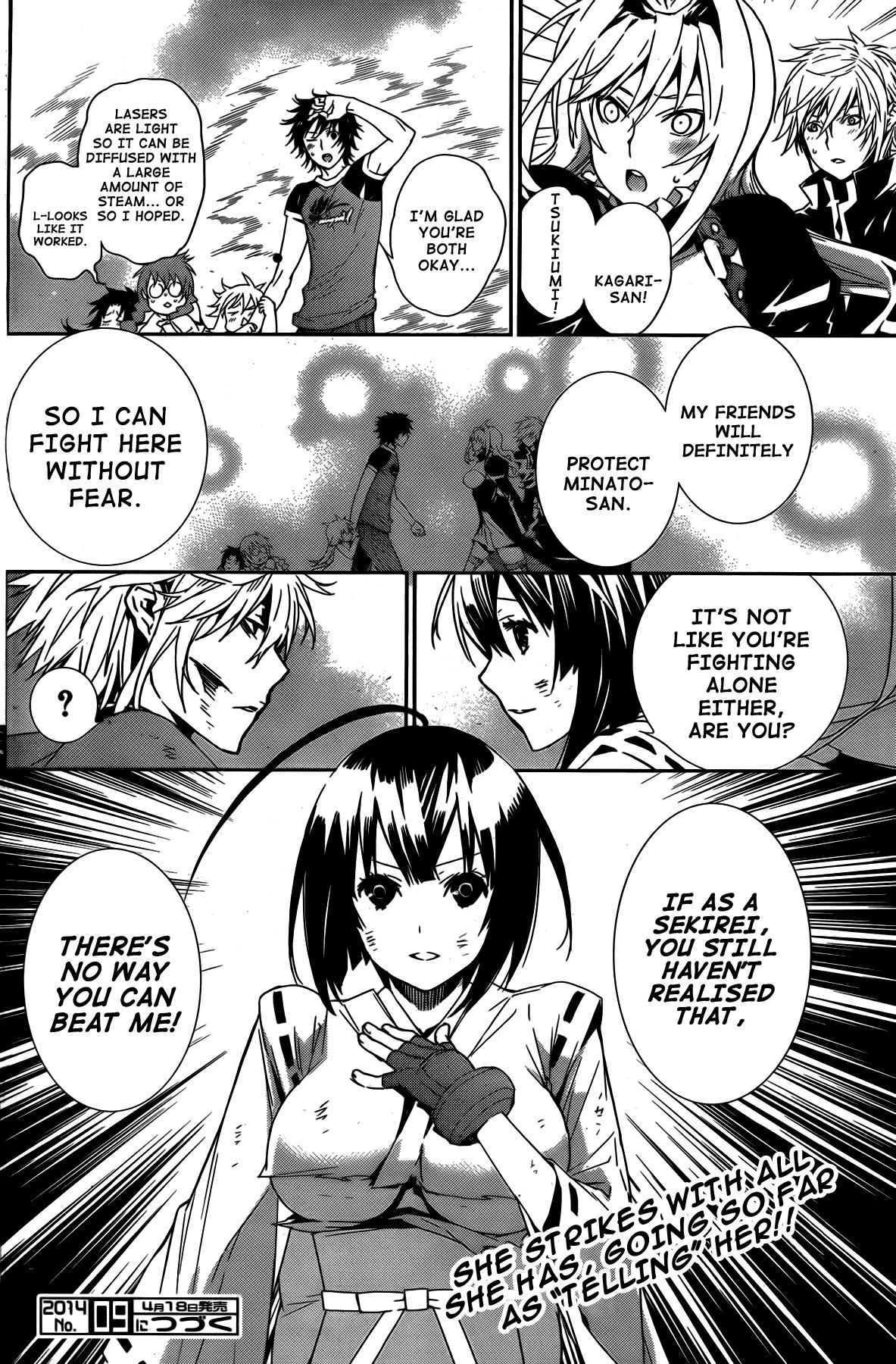Sekirei Chapter 162 page 16 - Chapter 162 : Light From the Sky