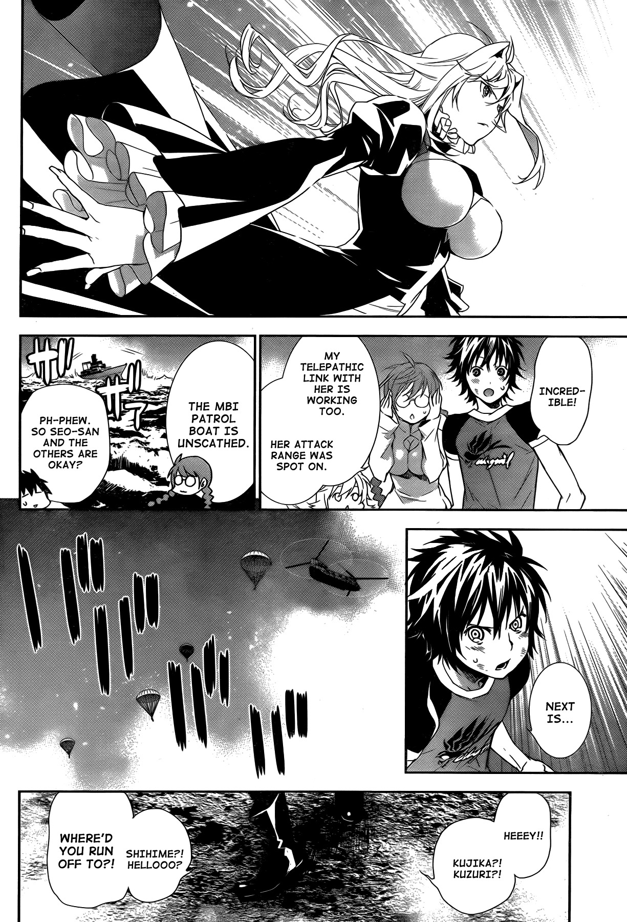 Sekirei Chapter 167 page 12 - Chapter 167 : Noriot Thats Swallows The Sea