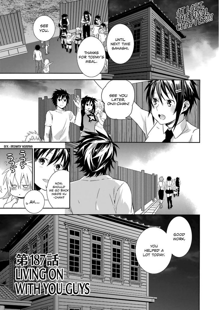 Sekirei Chapter 187 page 3 - Chapter 187 : Living On With You Guys. [END]