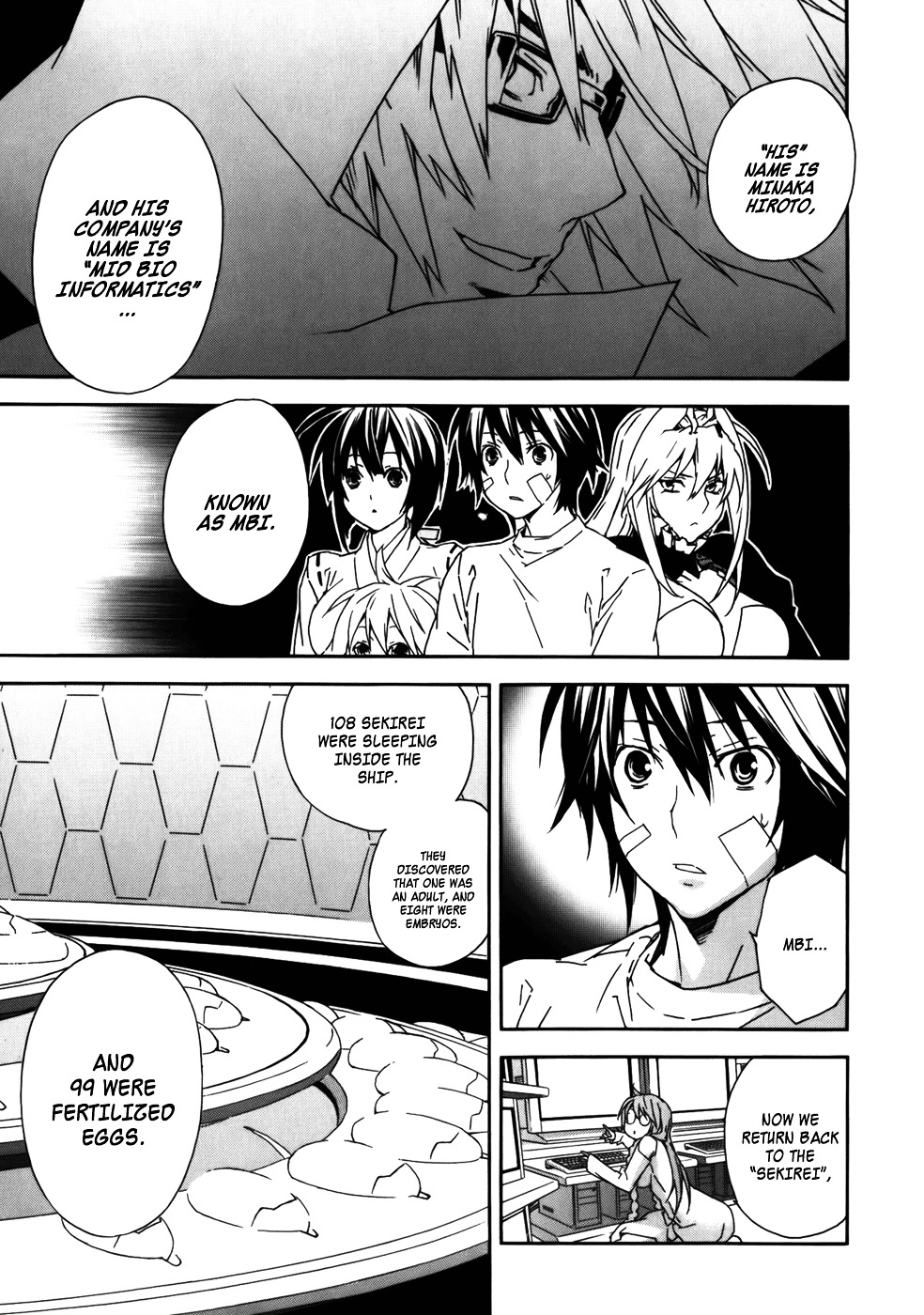 Sekirei Chapter 71 page 11 - Chapter 71 : An Ashikabi's Determination