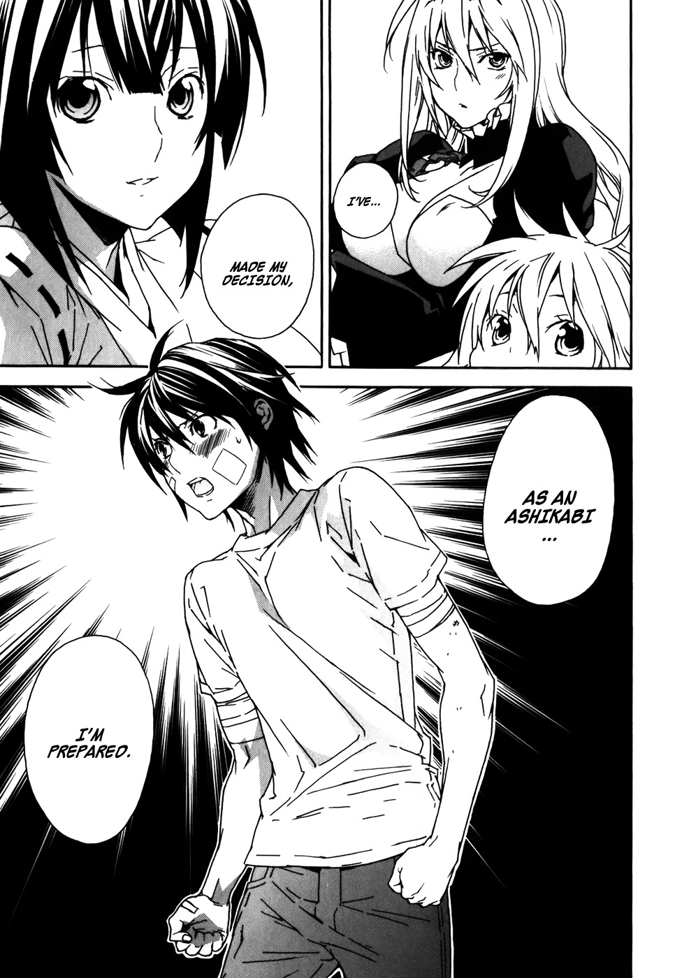 Sekirei Chapter 71 page 3 - Chapter 71 : An Ashikabi's Determination