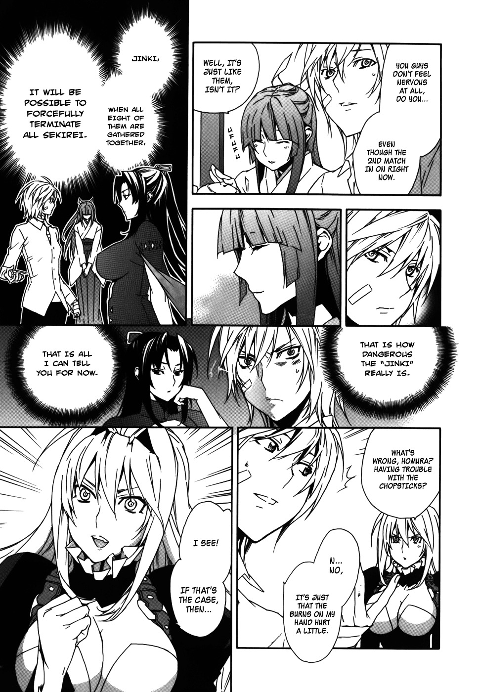 Sekirei Chapter 80 page 3 - Chapter 80 : The Second Match