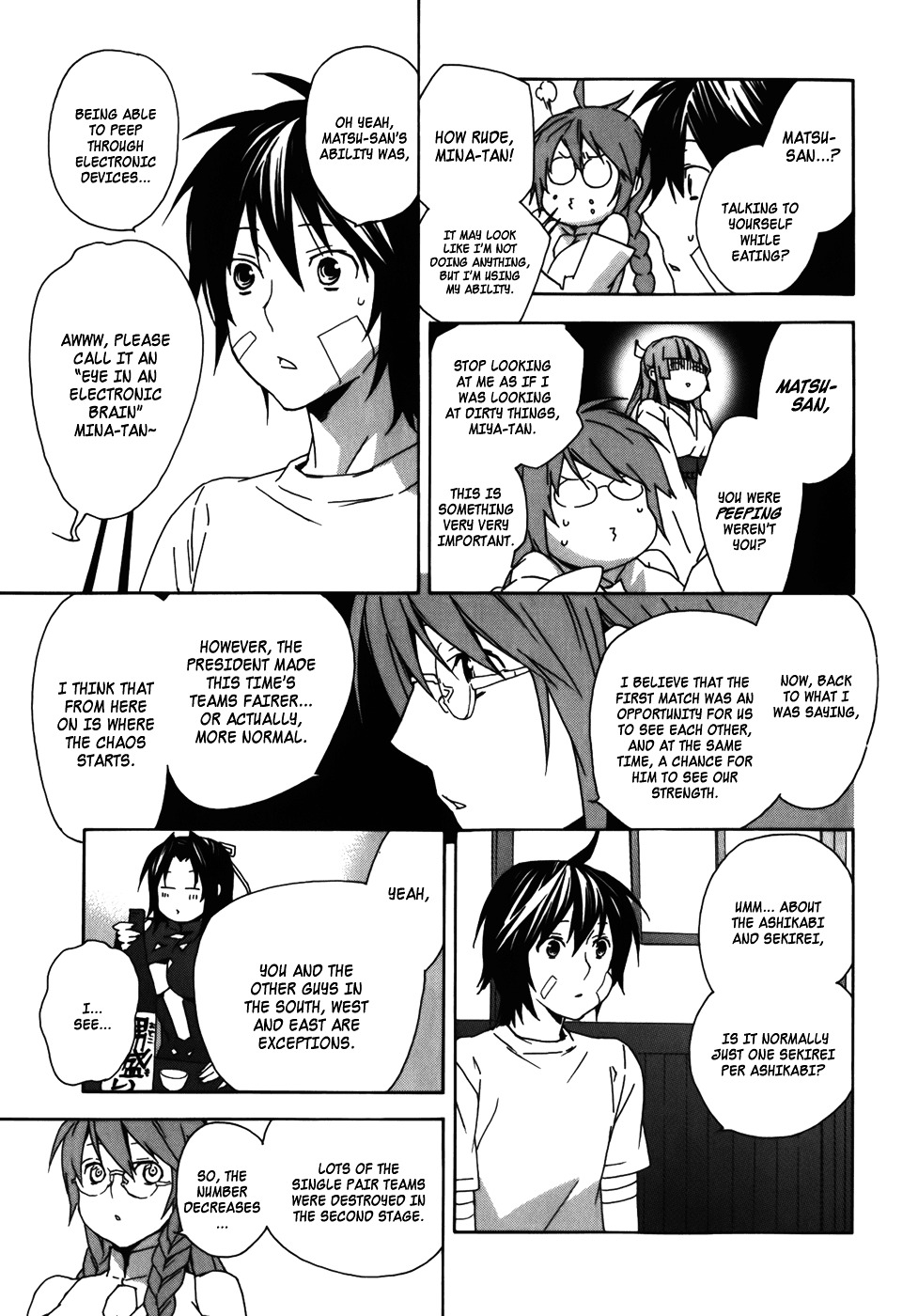 Sekirei Chapter 80 page 5 - Chapter 80 : The Second Match