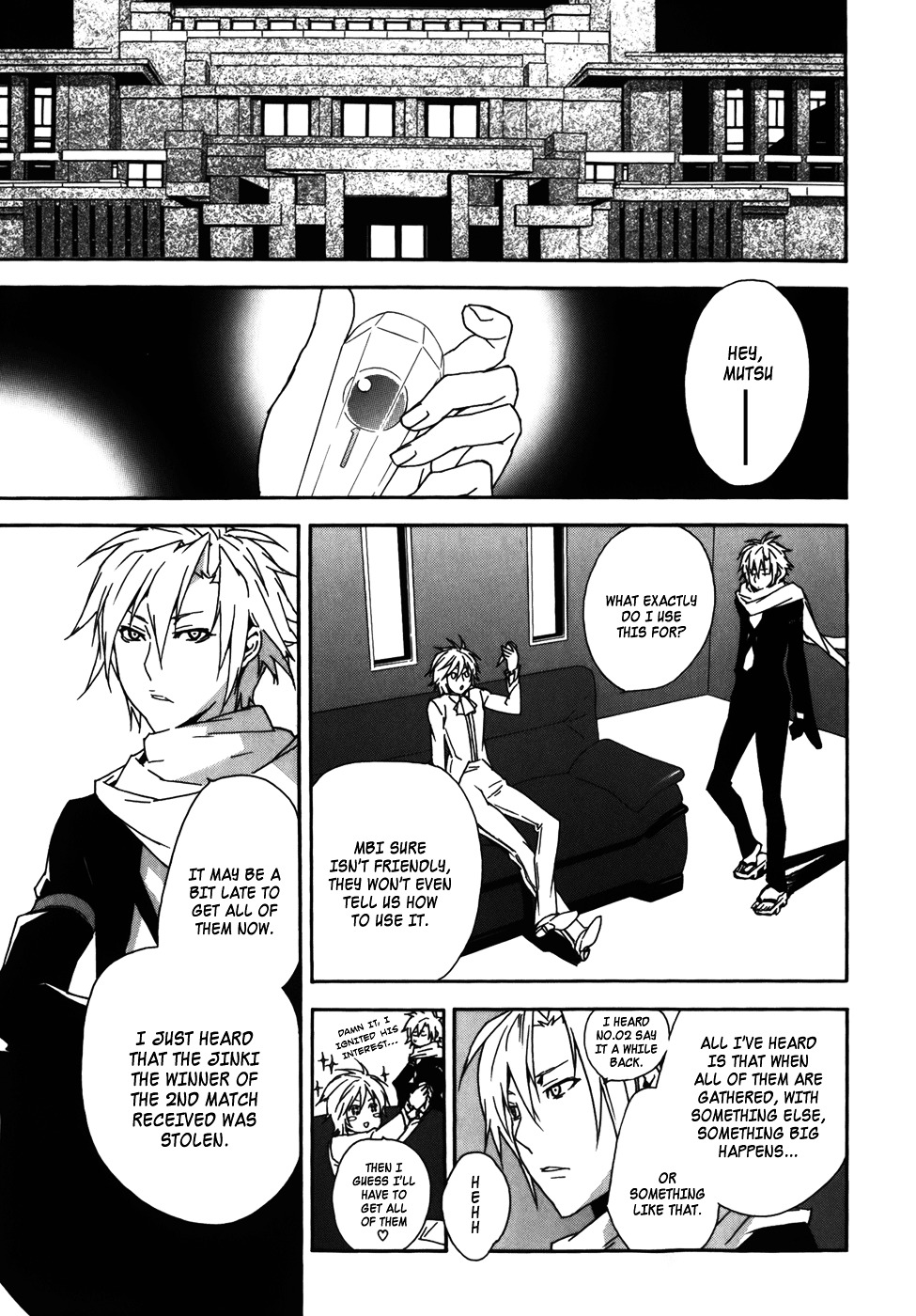 Sekirei Chapter 82 page 13 - Chapter 82 : My Thoughts for You are Somewhere Far Away