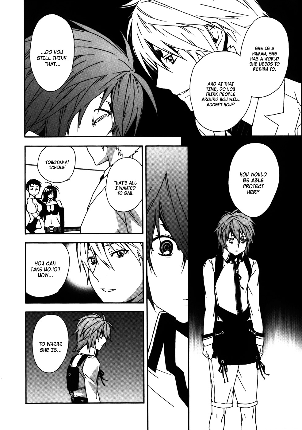 Sekirei Chapter 82 page 4 - Chapter 82 : My Thoughts for You are Somewhere Far Away