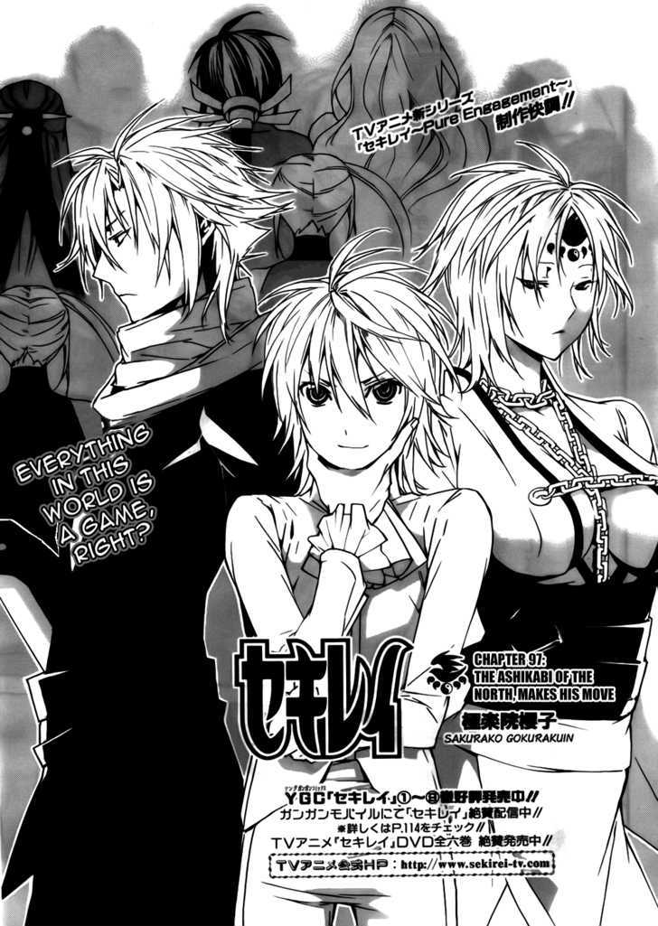 Sekirei Chapter 97 page 1 - Chapter 97 : The Ashikabi Of The North Makes His Move