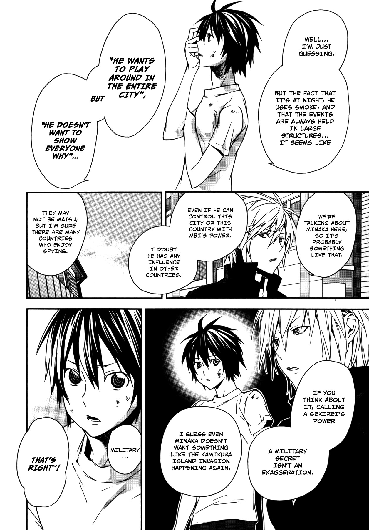 Sekirei Chapter 98 page 4 - Chapter 98 : The Cloaked Ashikabi