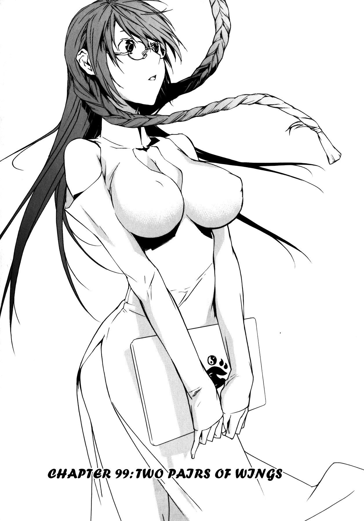 Sekirei Chapter 99 page 1 - Chapter 99 : Two Pairs of Wings