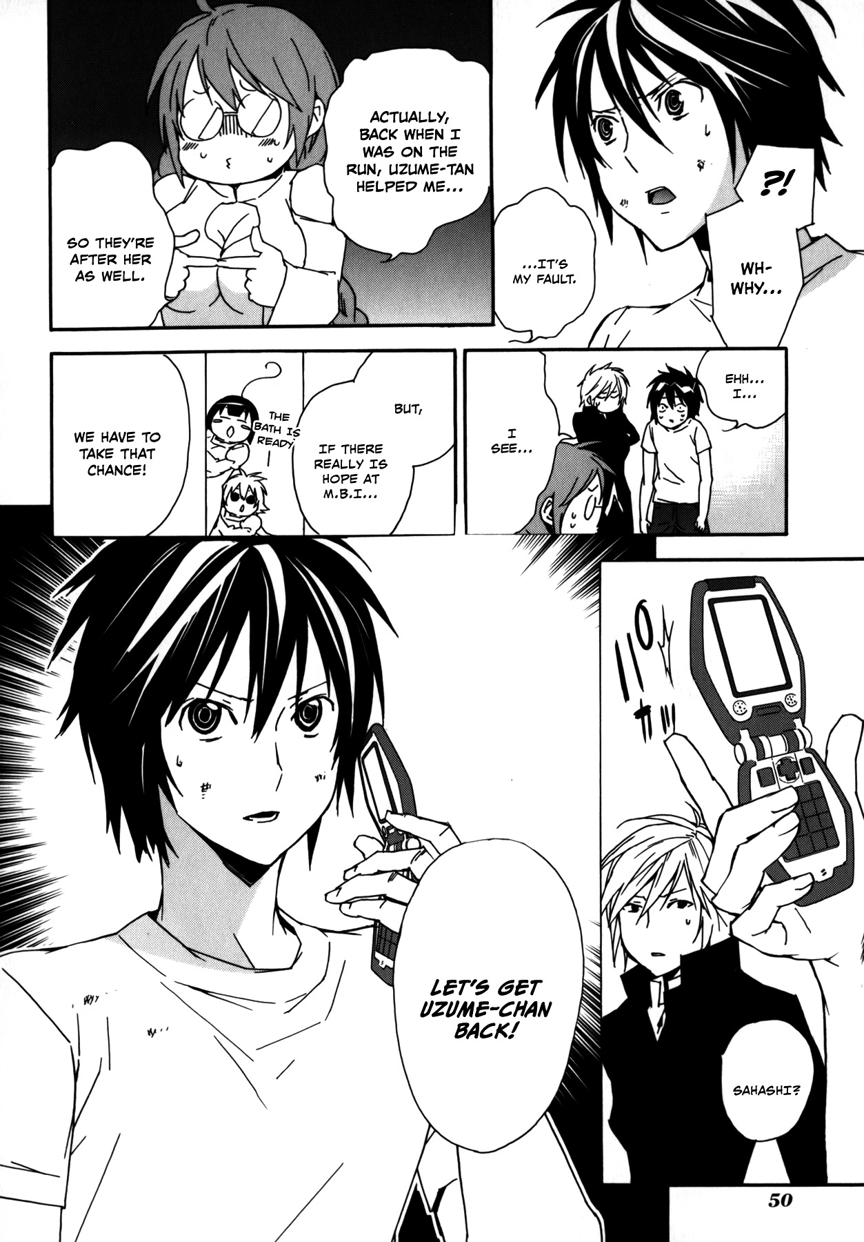 Sekirei Chapter 99 page 16 - Chapter 99 : Two Pairs of Wings