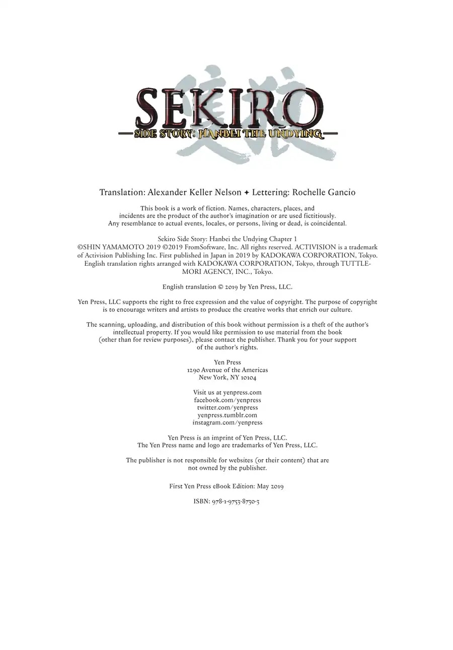 Sekiro Side Story: Hanbei the Undying Chapter 1 page 29 - Chapter 1: Part One: Hanbei The Undying
