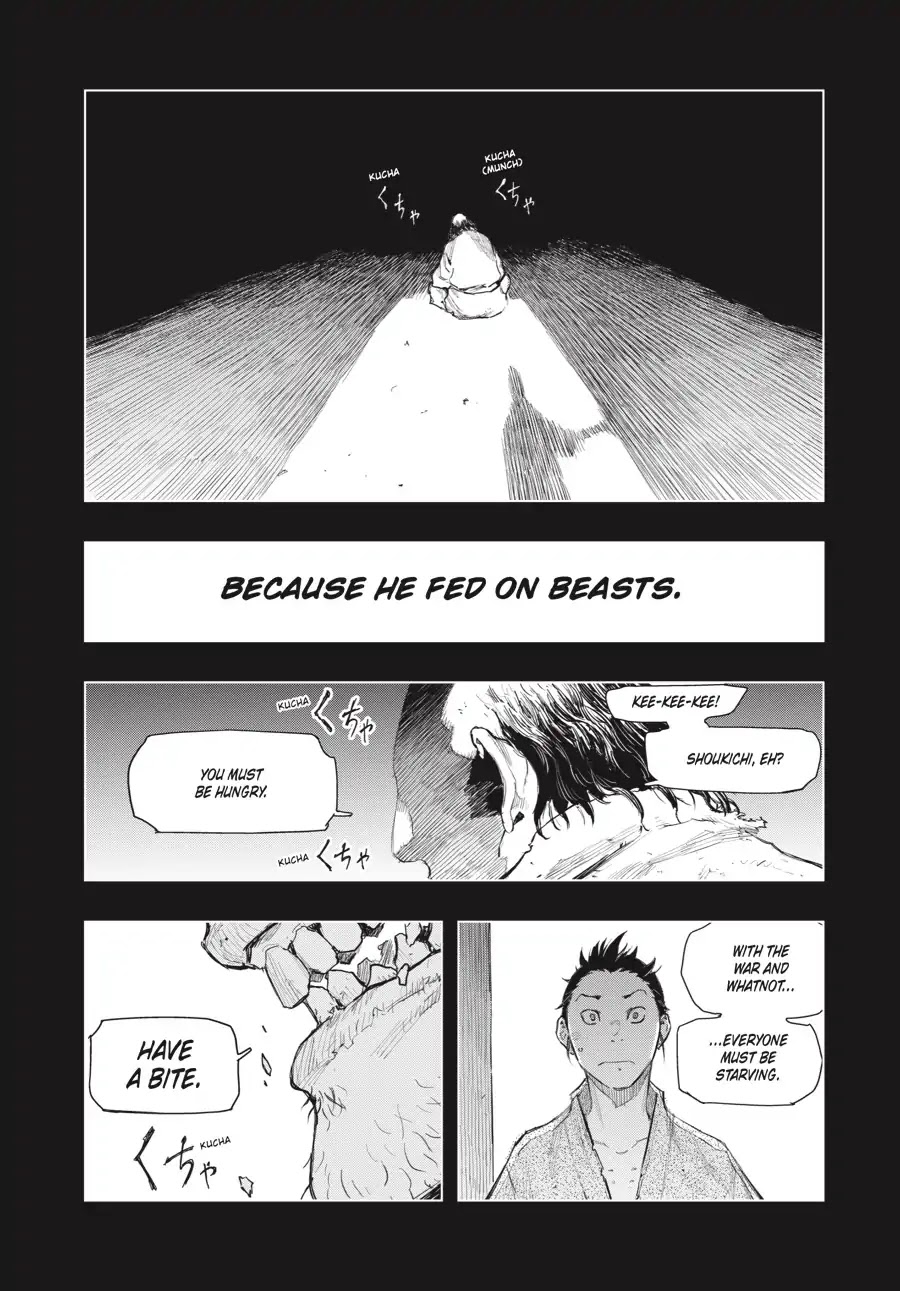 Sekiro Side Story: Hanbei the Undying Chapter 3 page 3 - Chapter 3: Part Three: Hermit, He Who Feeds on Beasts